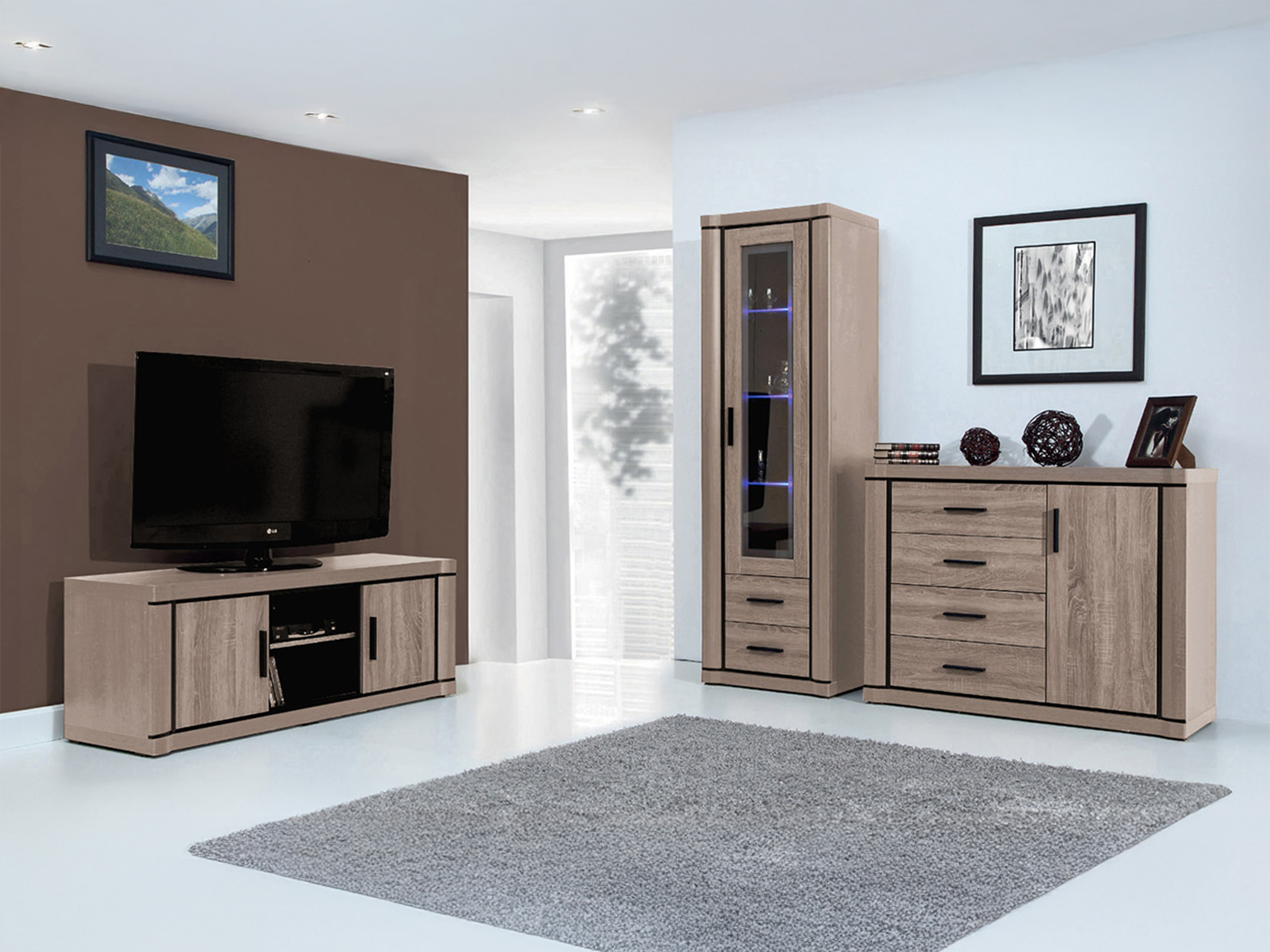 Kommode Lorelie 102 (Trøffel egetræ)