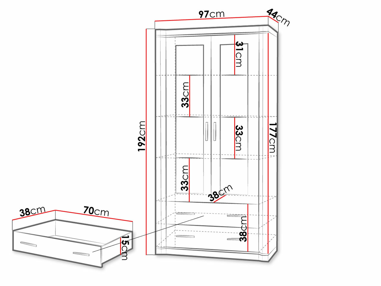 Reol Lorelie 116 (Trøffel egetræ)