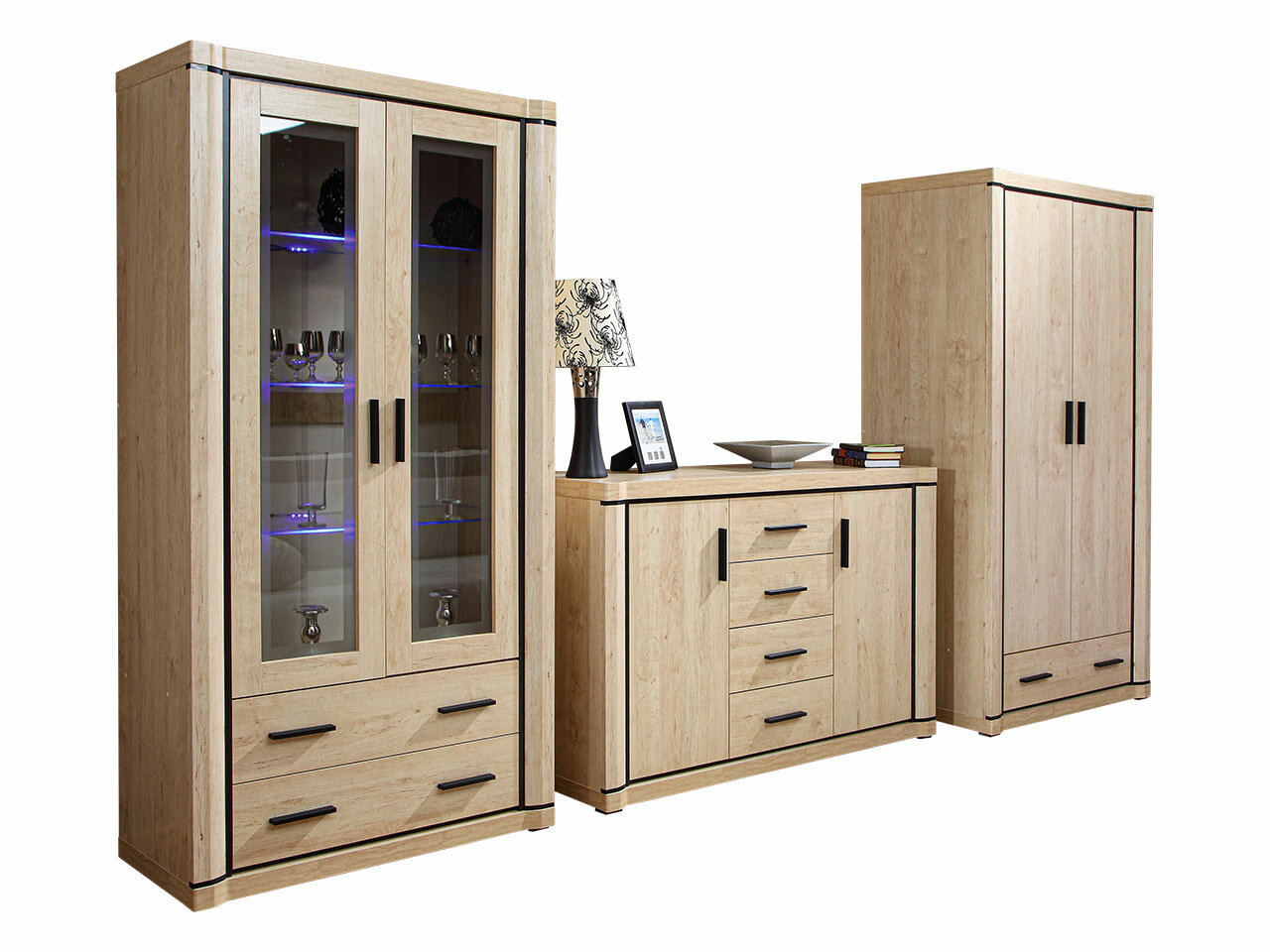 Stuemøbelsæt Lorelie 125 (Sonoma eg)