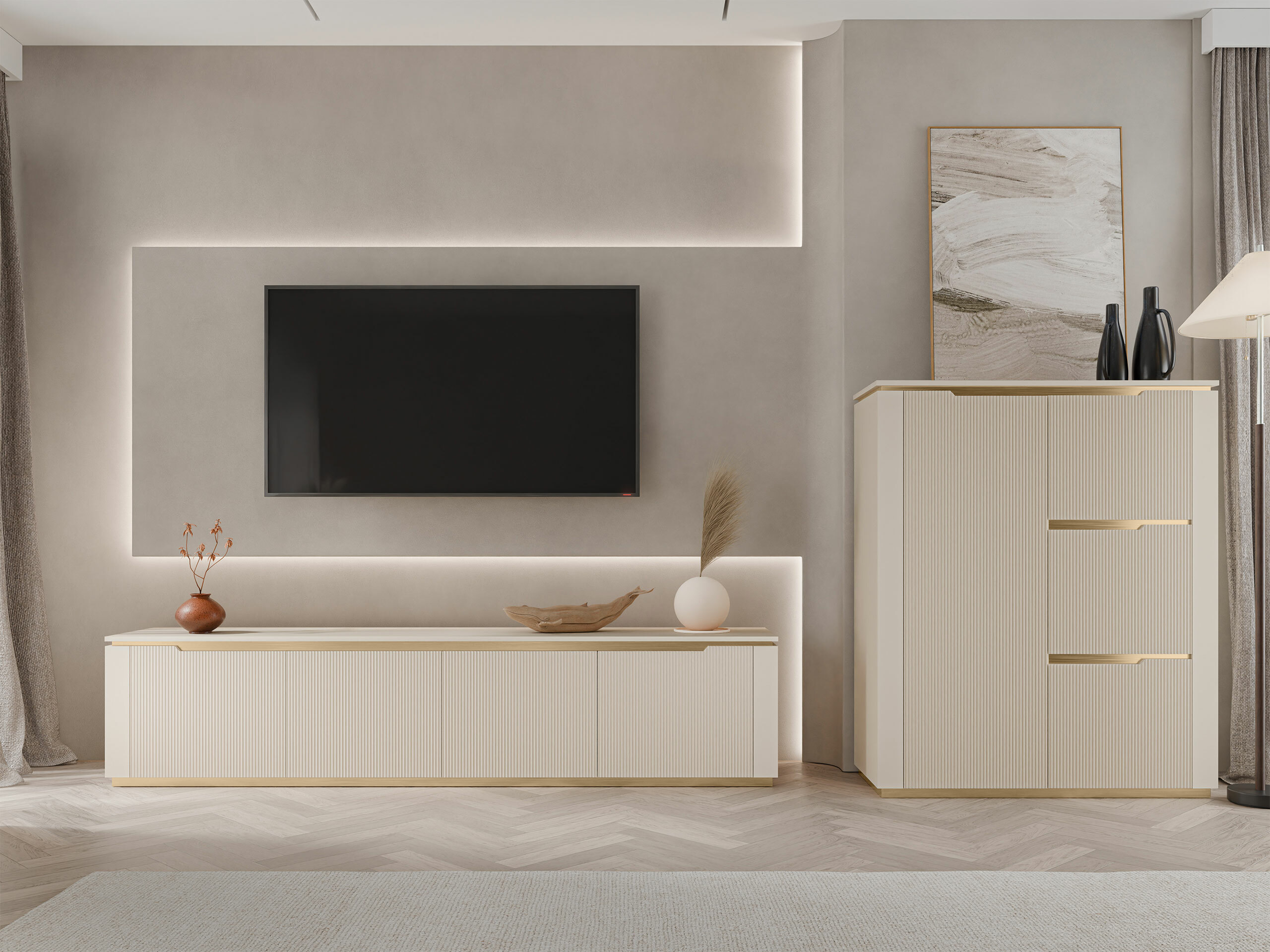 TV-bord Comfivo Ovitas