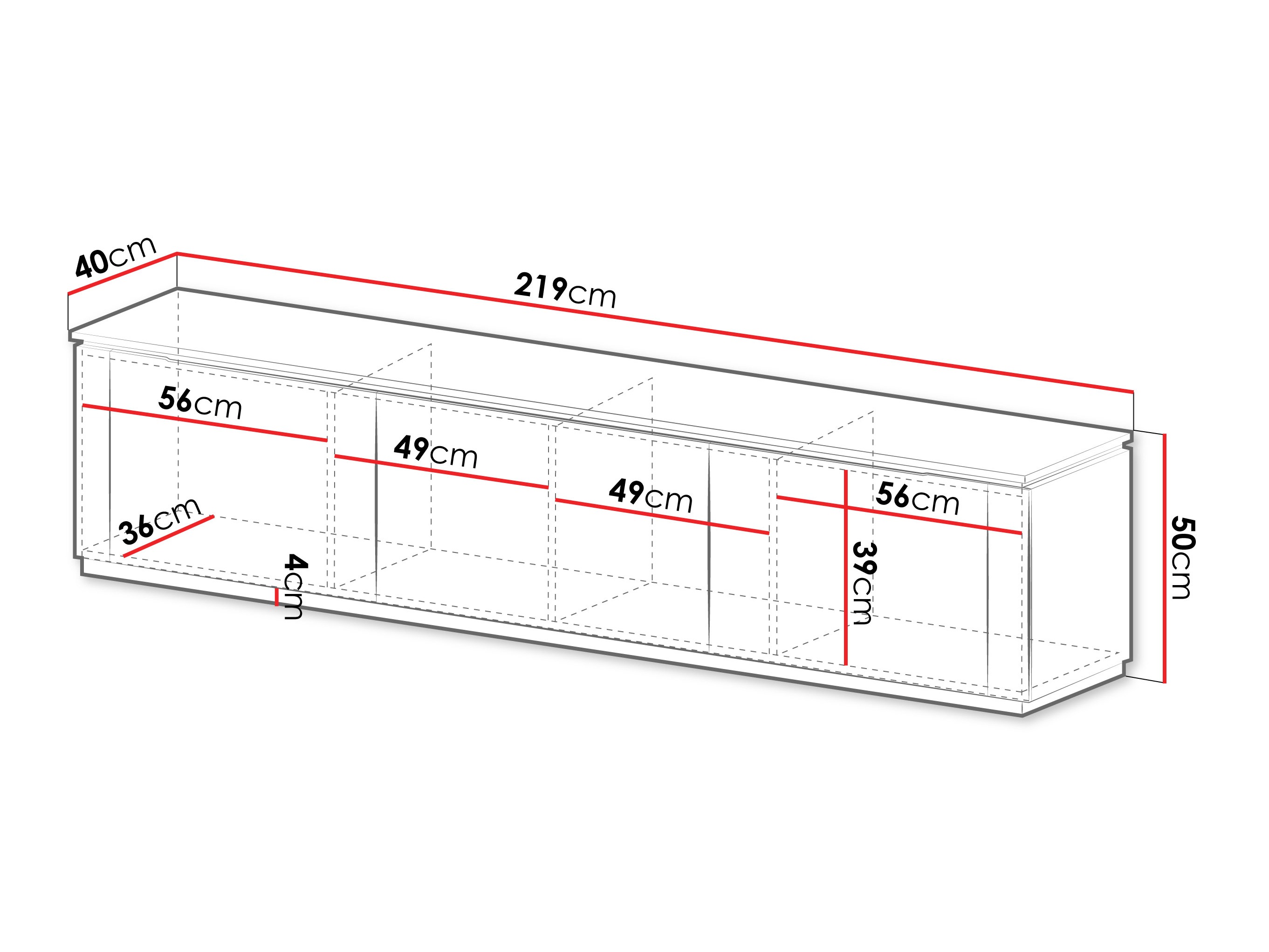 TV-bord Comfivo Ovitas