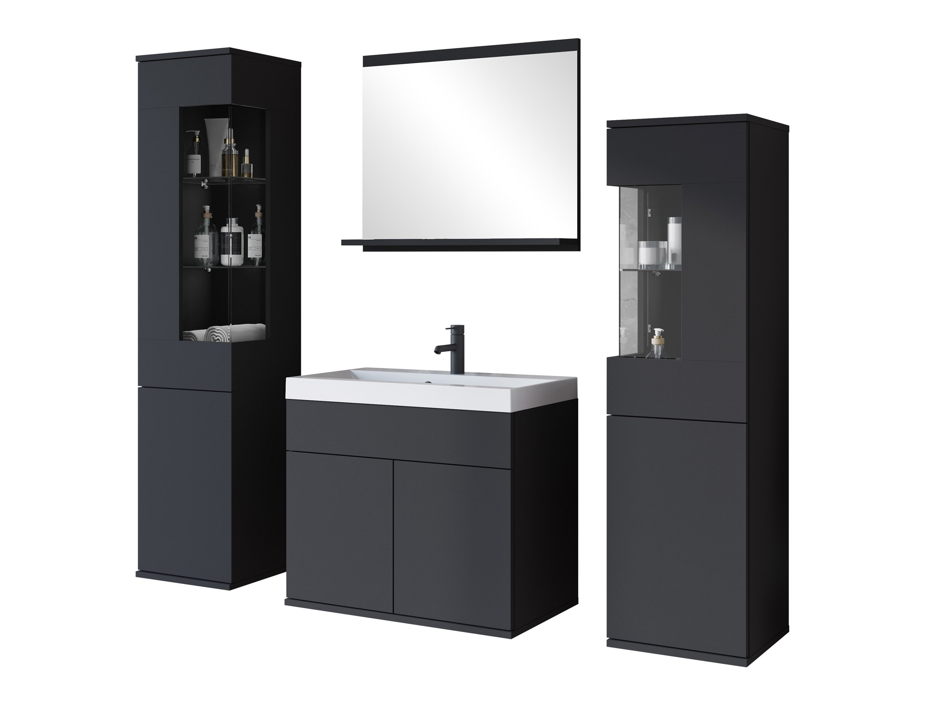 Badeværelsessæt Sarasota 194 (Grafit)