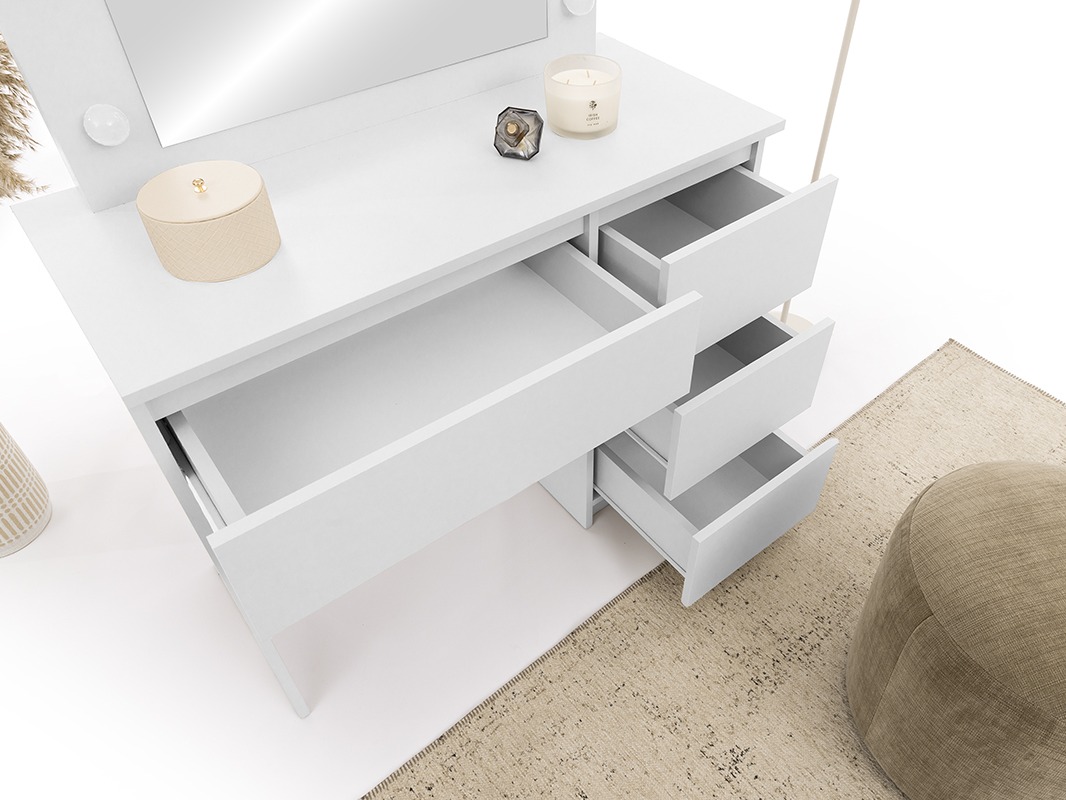 Sminkebord Murrieta 194 (Hvid)