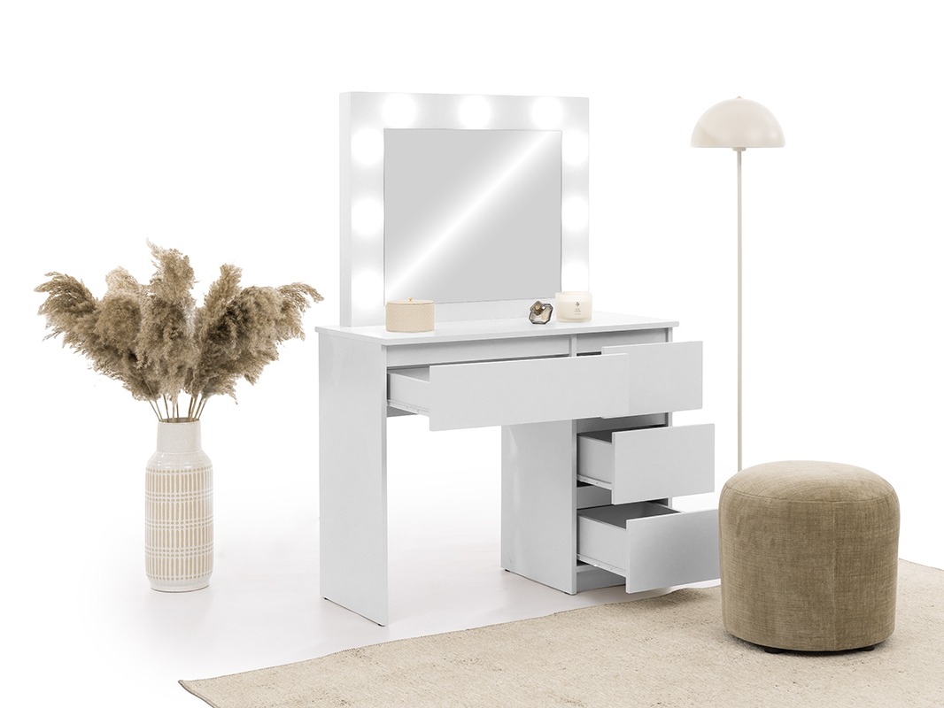Sminkebord Murrieta 194 (Hvid)