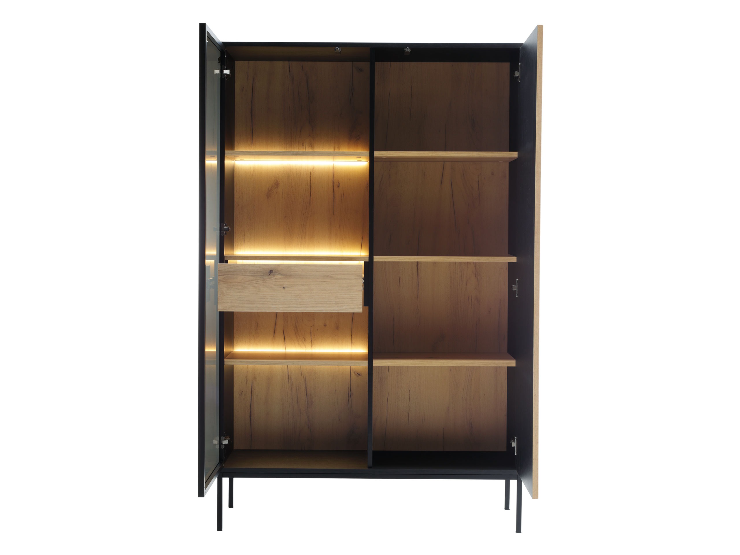 Stuemøbelsæt Manal (Sort + Wotan eg)