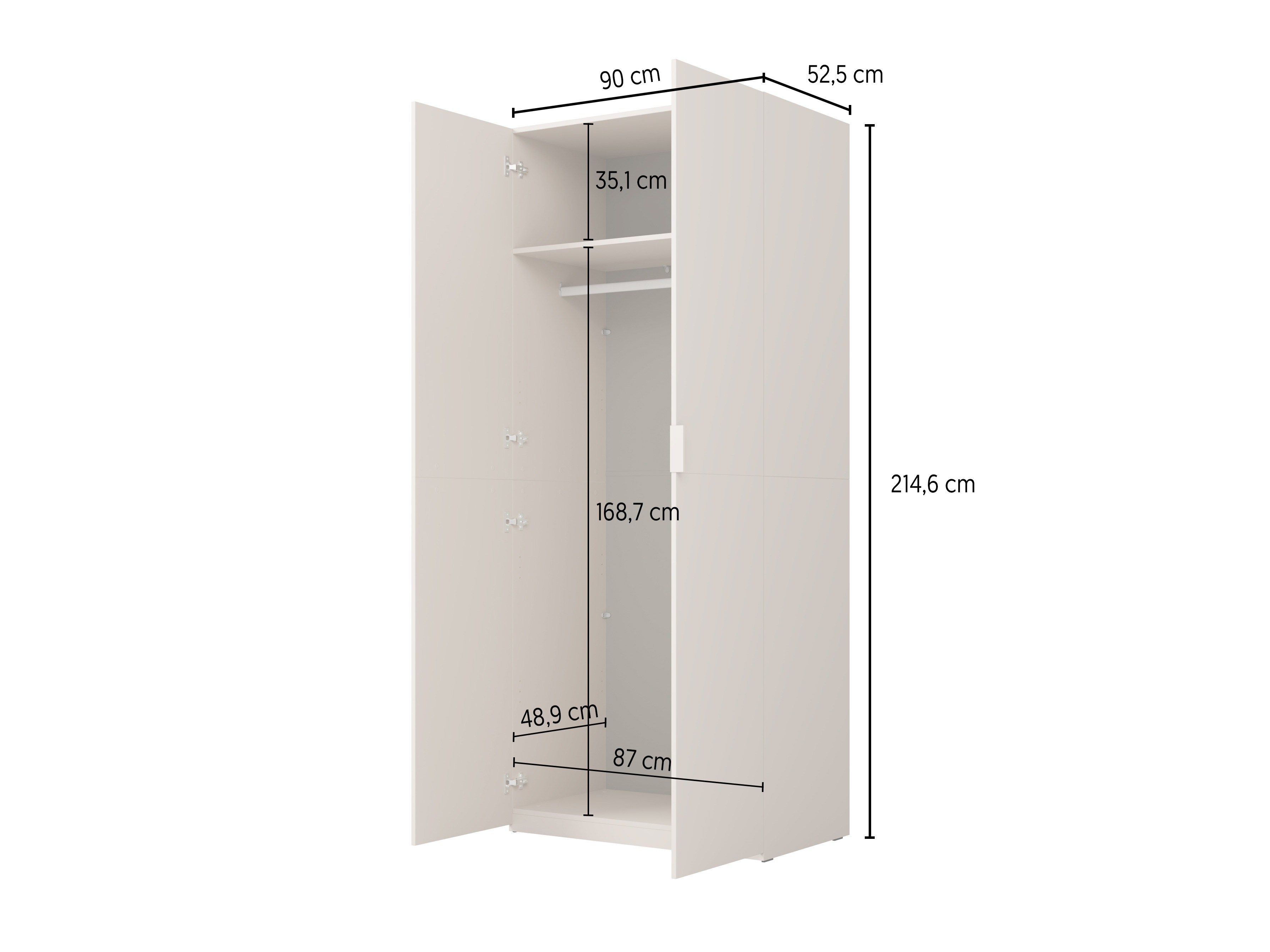 Garderobeskab Austin 387 (Kashmir)