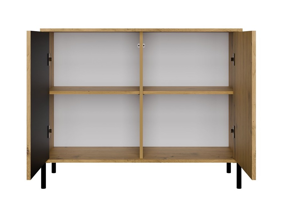 Skænk Orlsone 109 (Artisan eg + Sort)