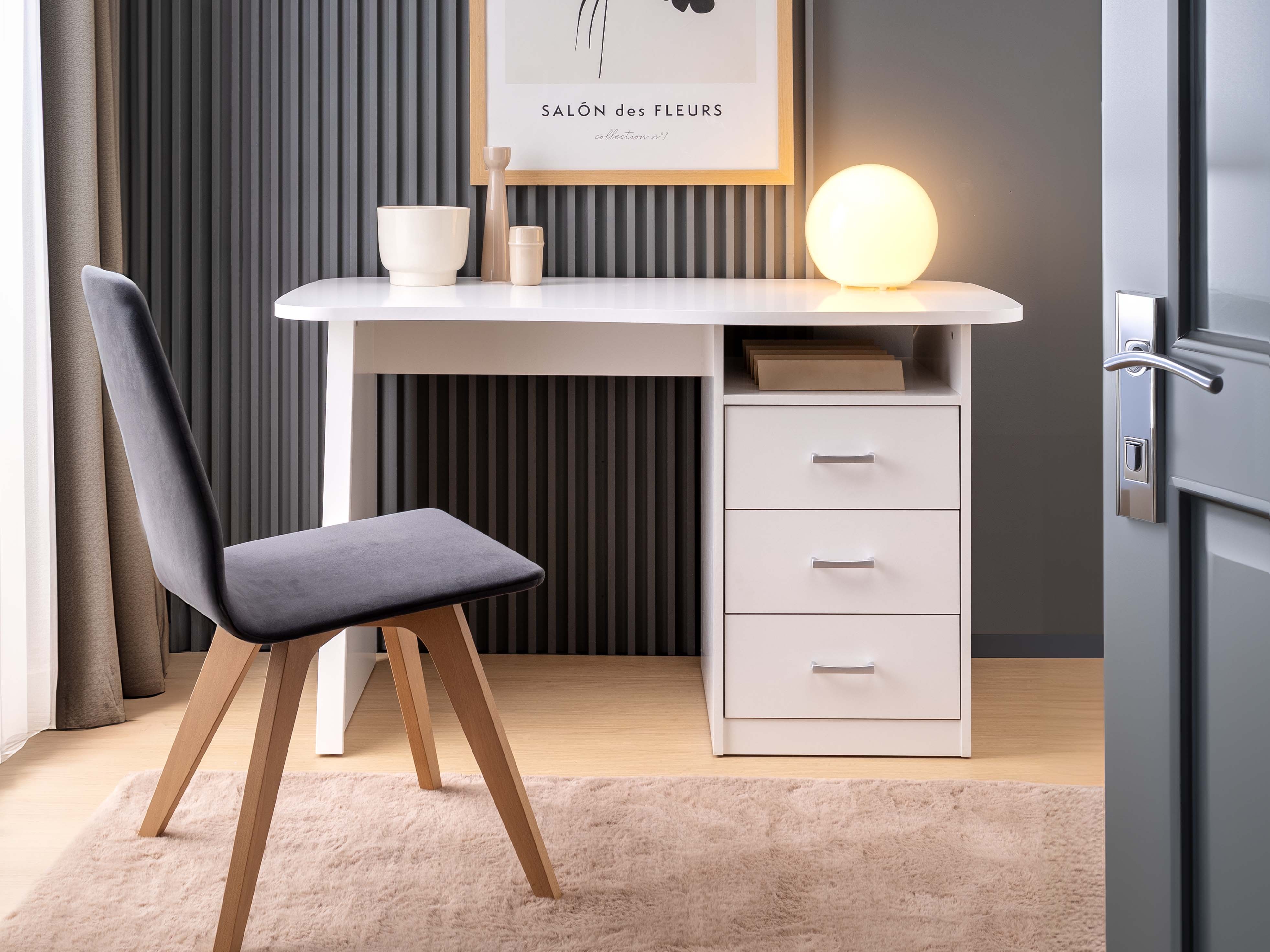 Skrivebord Ontario 204 (Hvid)