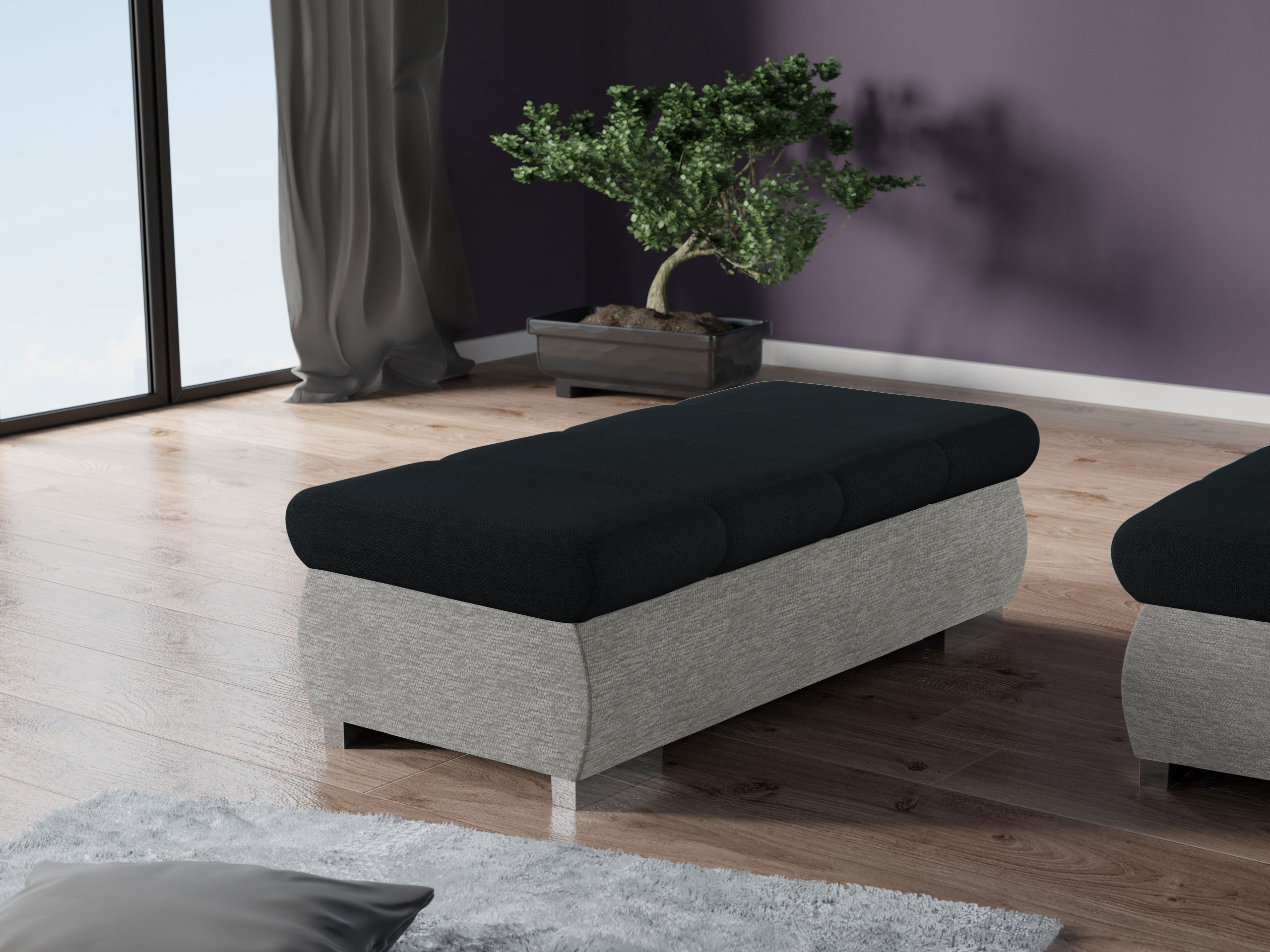 Polstret bænk Comfivo 143 (Nazar 225.05 + Muna 14)