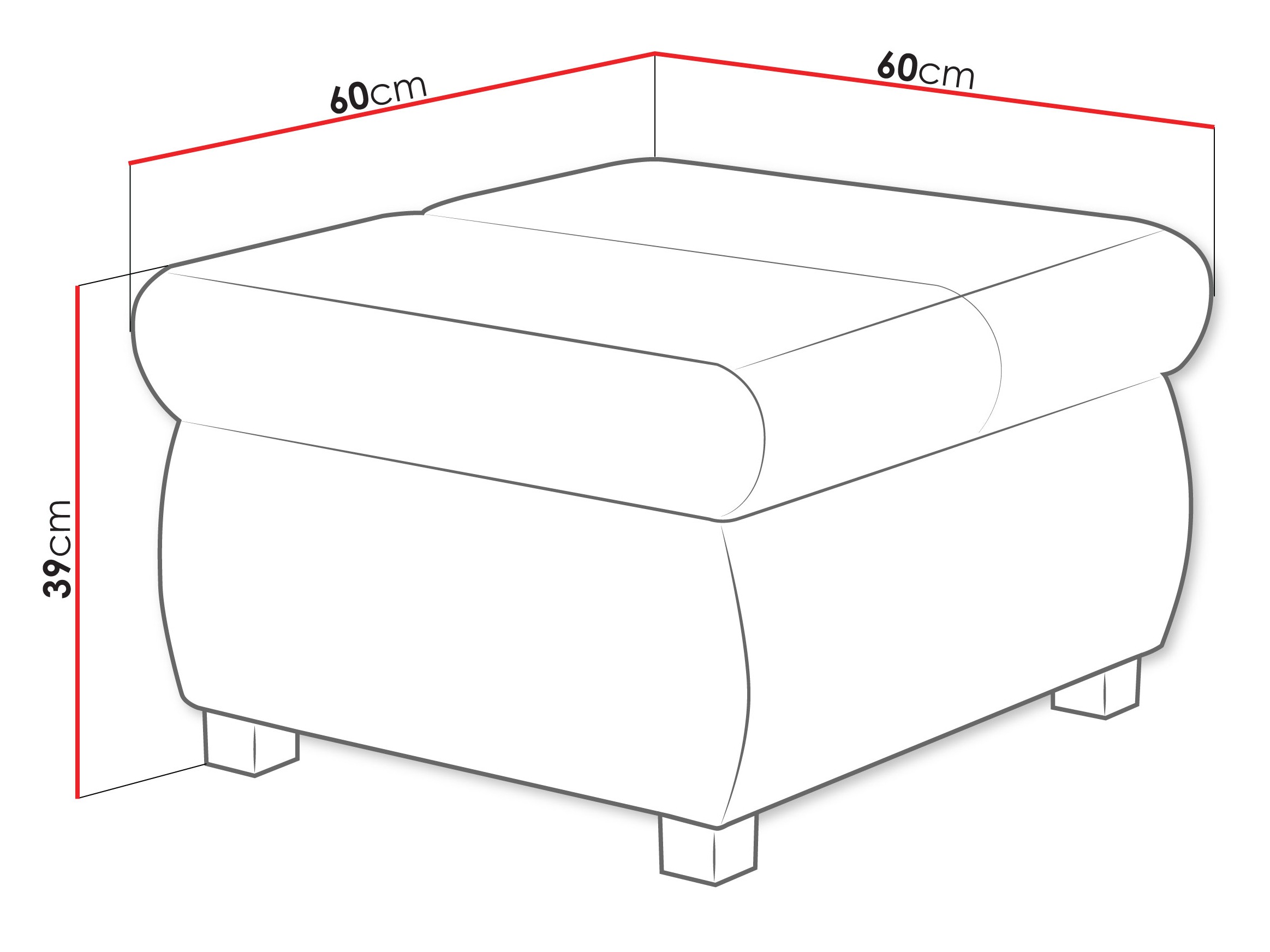 Puf Comfivo 142 (Magic Velvet 2219 + Magic Velvet 2217)
