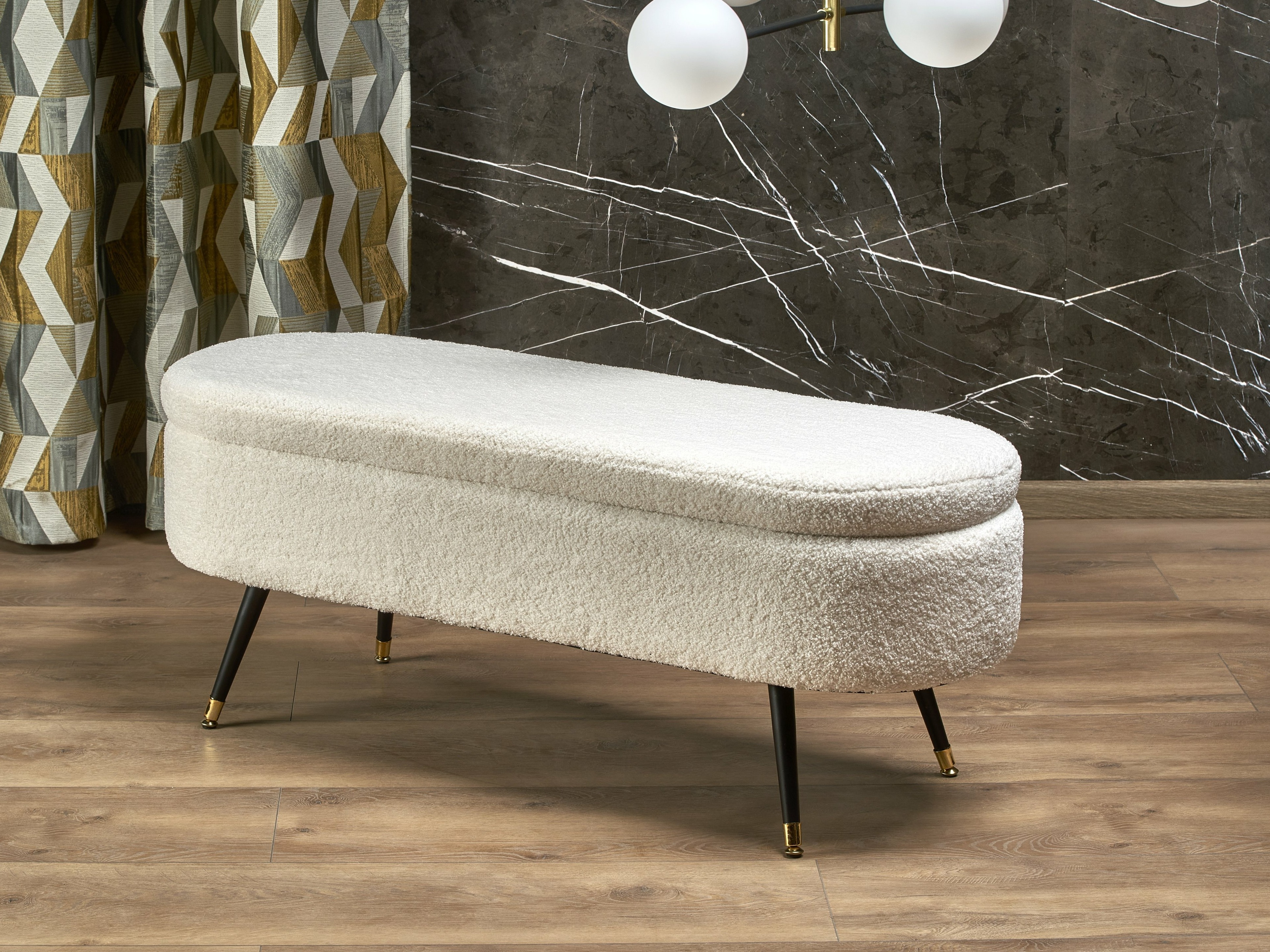 Polstret bænk Houston 1446