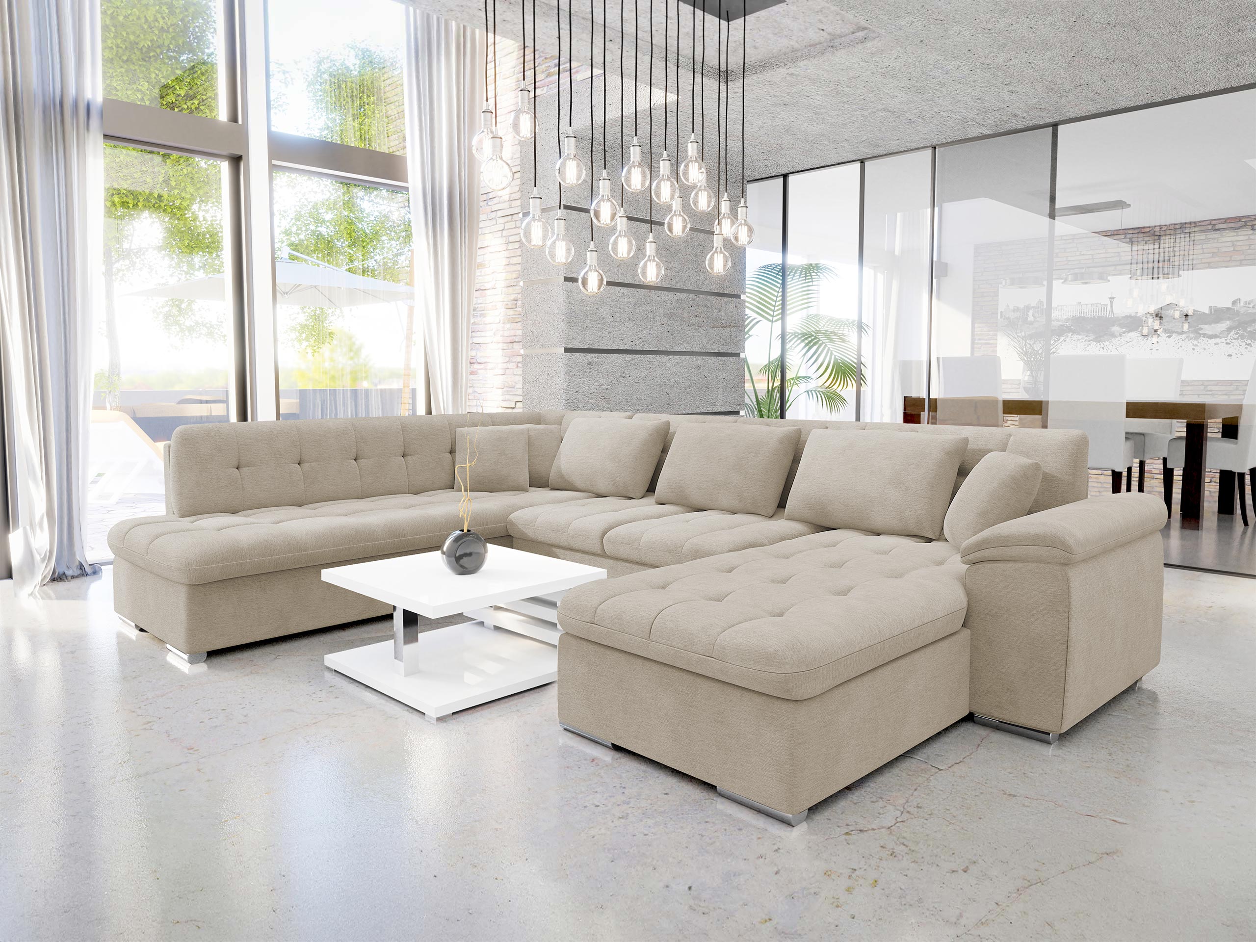 Hjørnesofa Comfivo 128 (Højre)