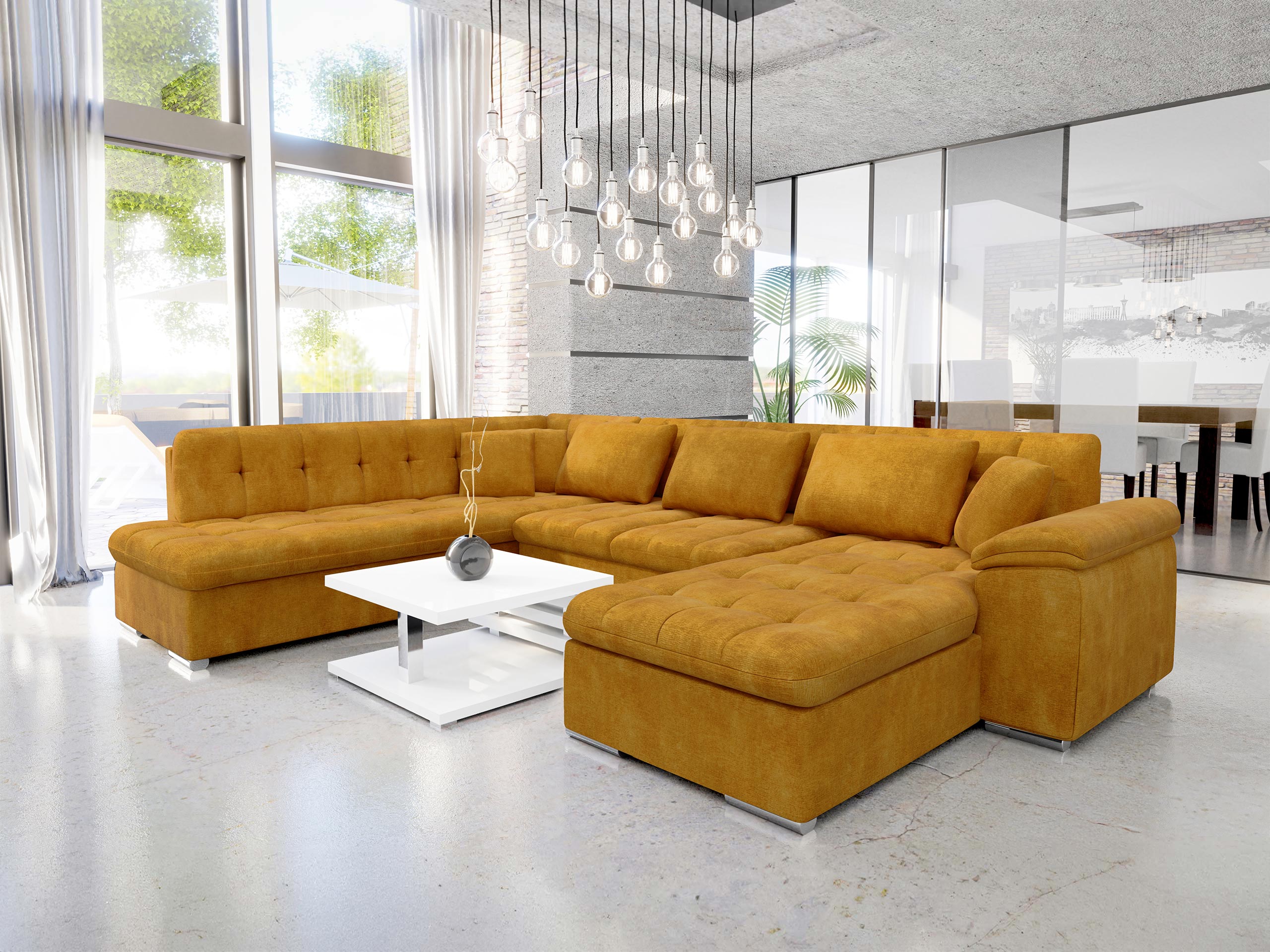 Hjørnesofa Comfivo 128 (Højre)