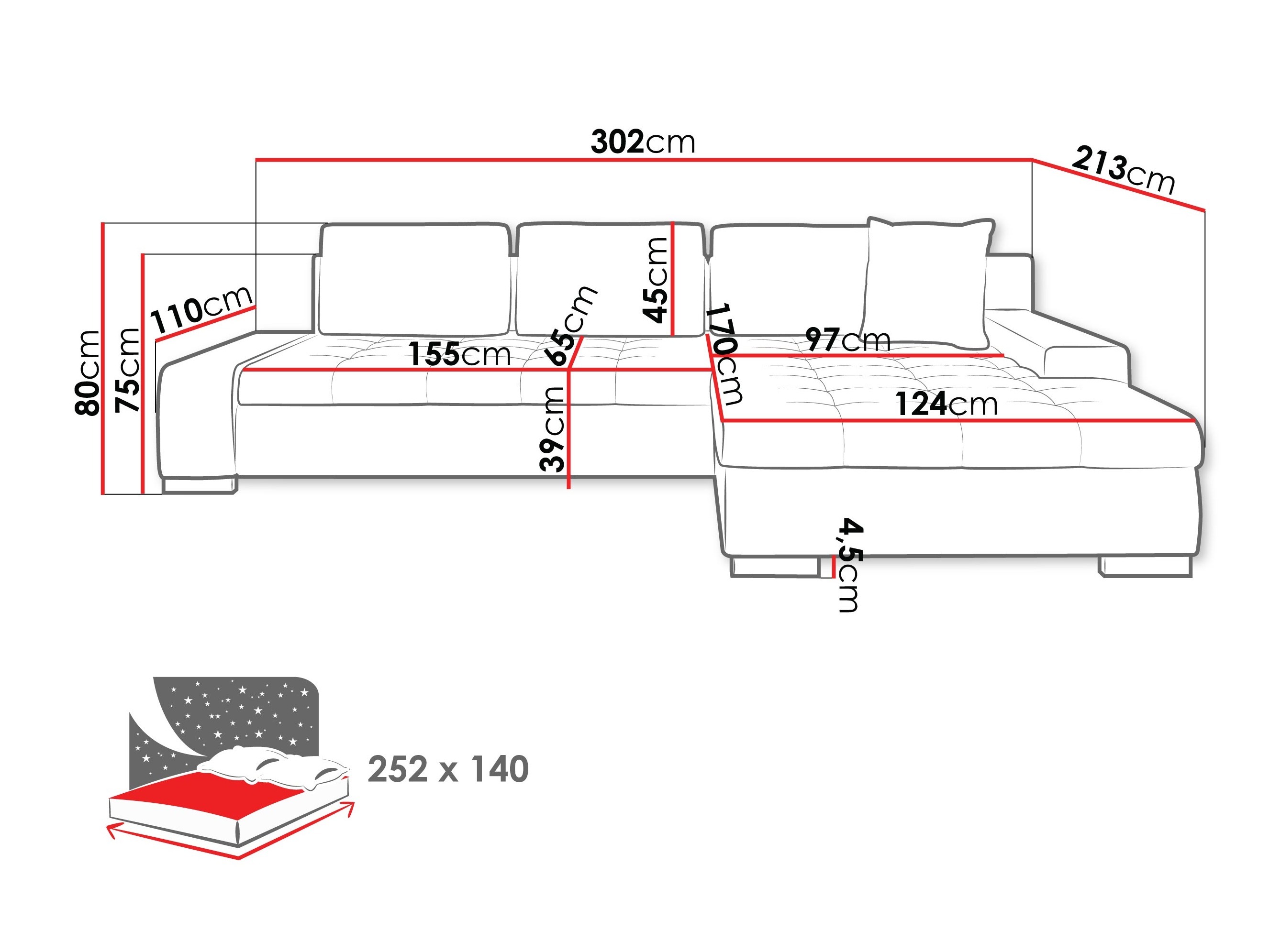 Hjørnesofa Comfivo 147 (Soft 017 + Magic Velvet 2217)