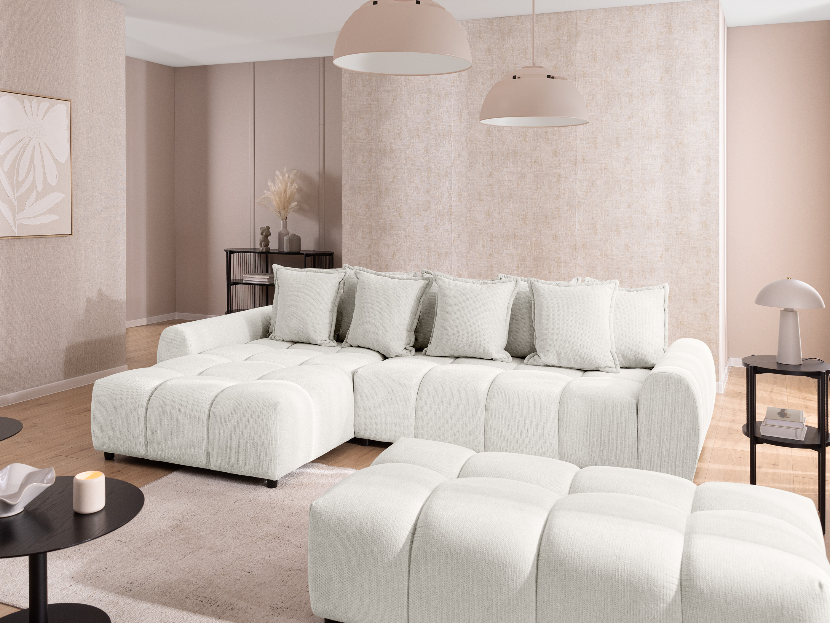 Hjørnesofa Rocklin 132 (Aragon 01)