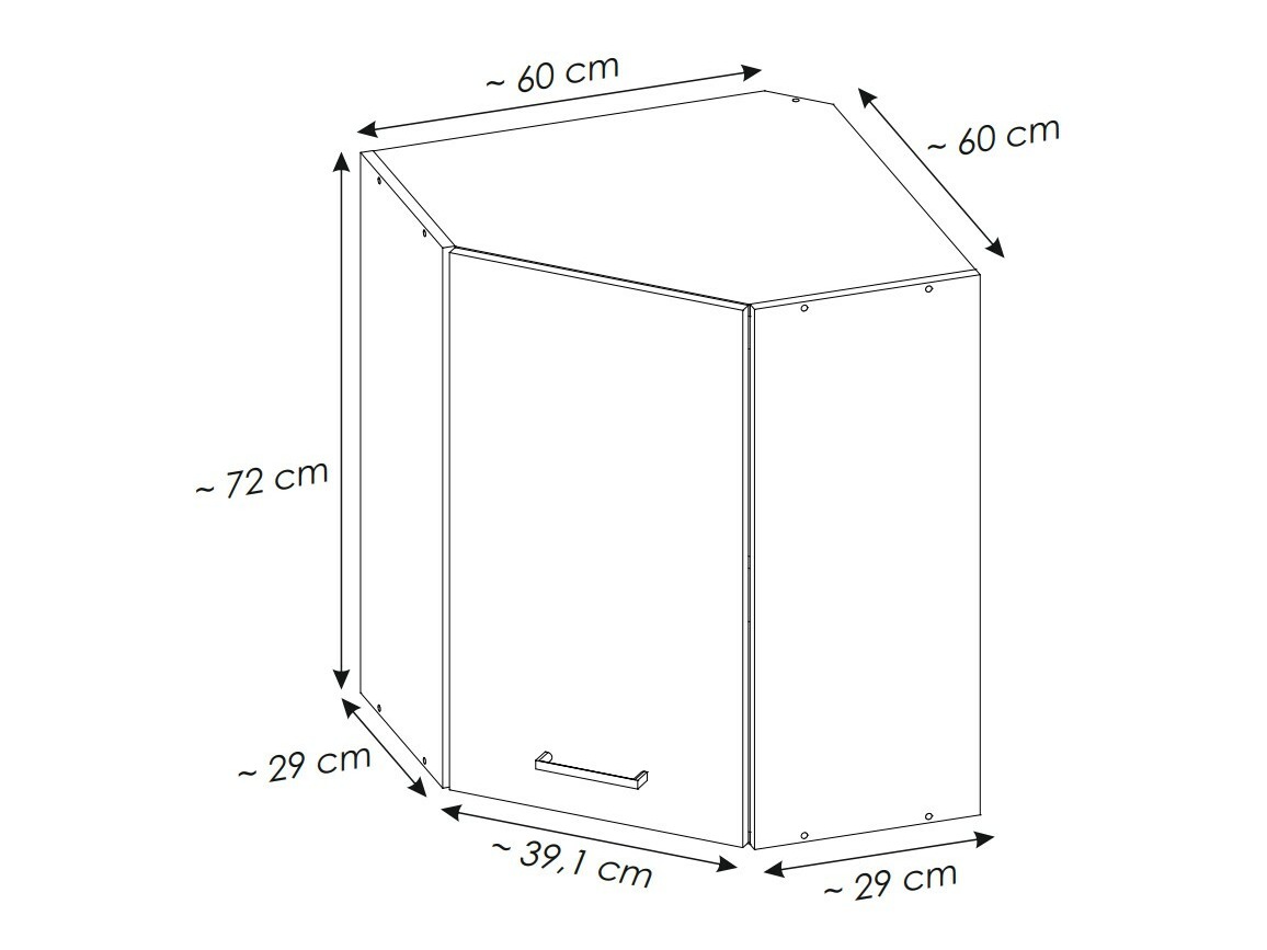 Modulhjørnevægskab Quti 119