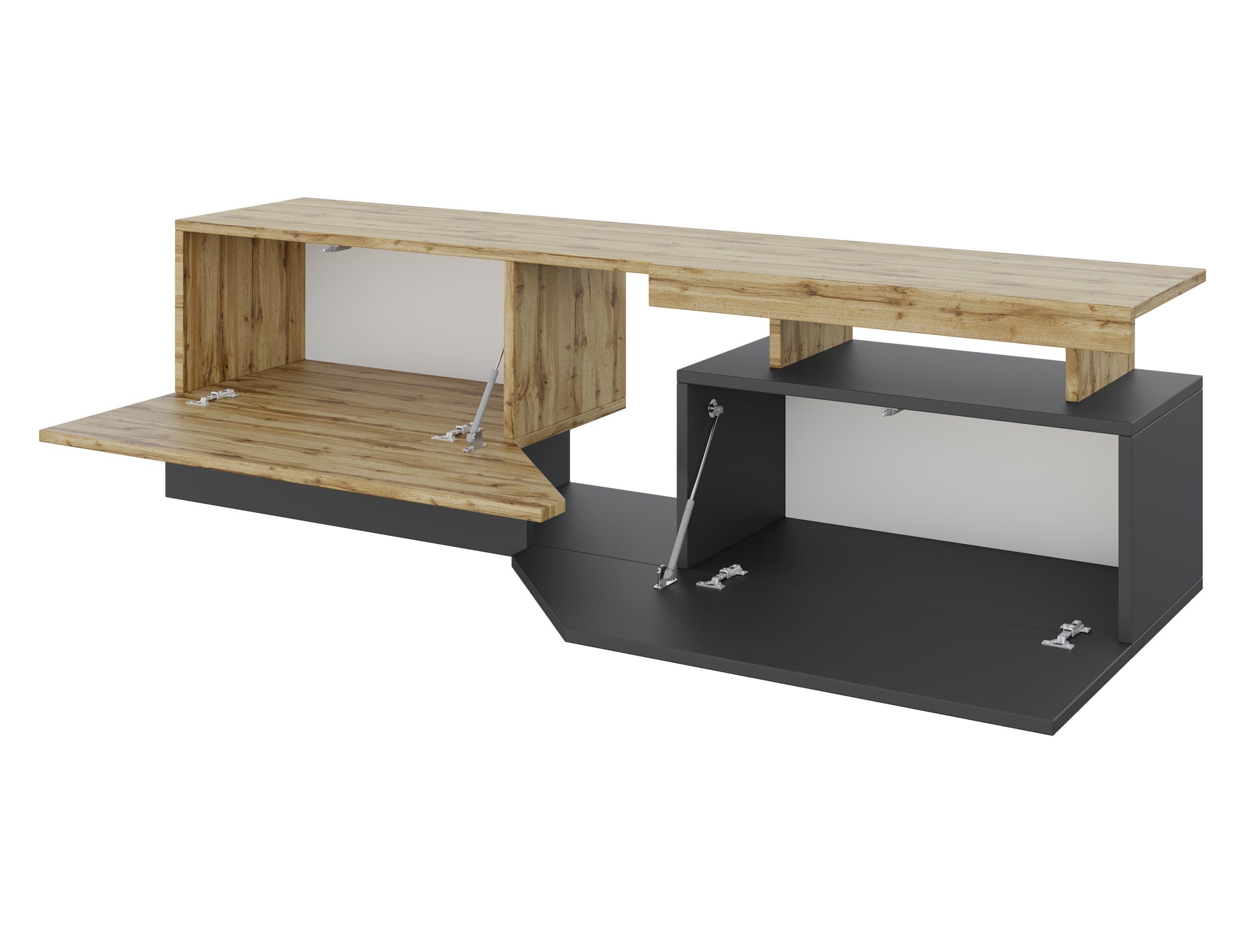TV-bord Comfivo Daldune (Antracit + Wotan eg)