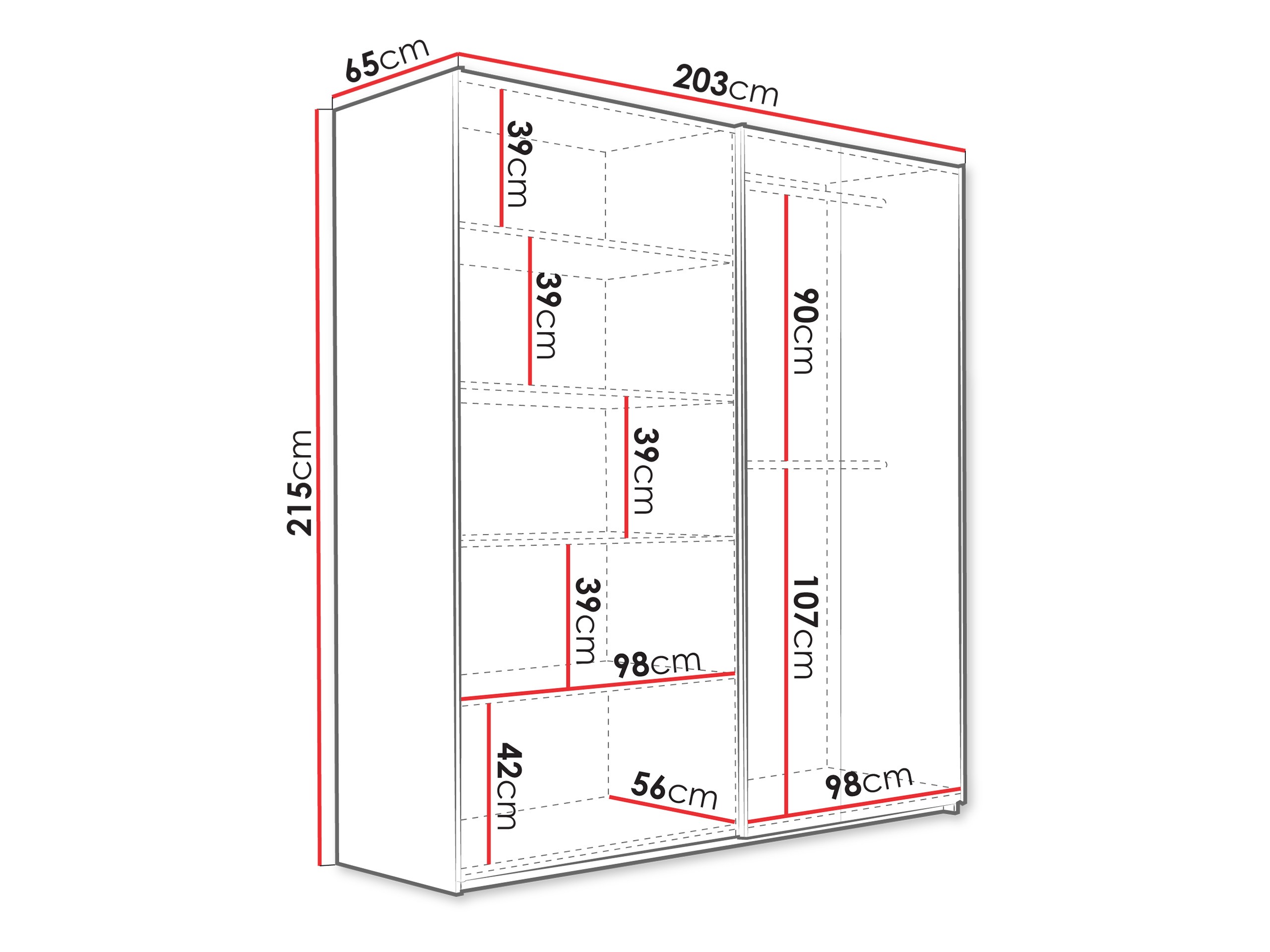 Garderobeskab Honolulu 267