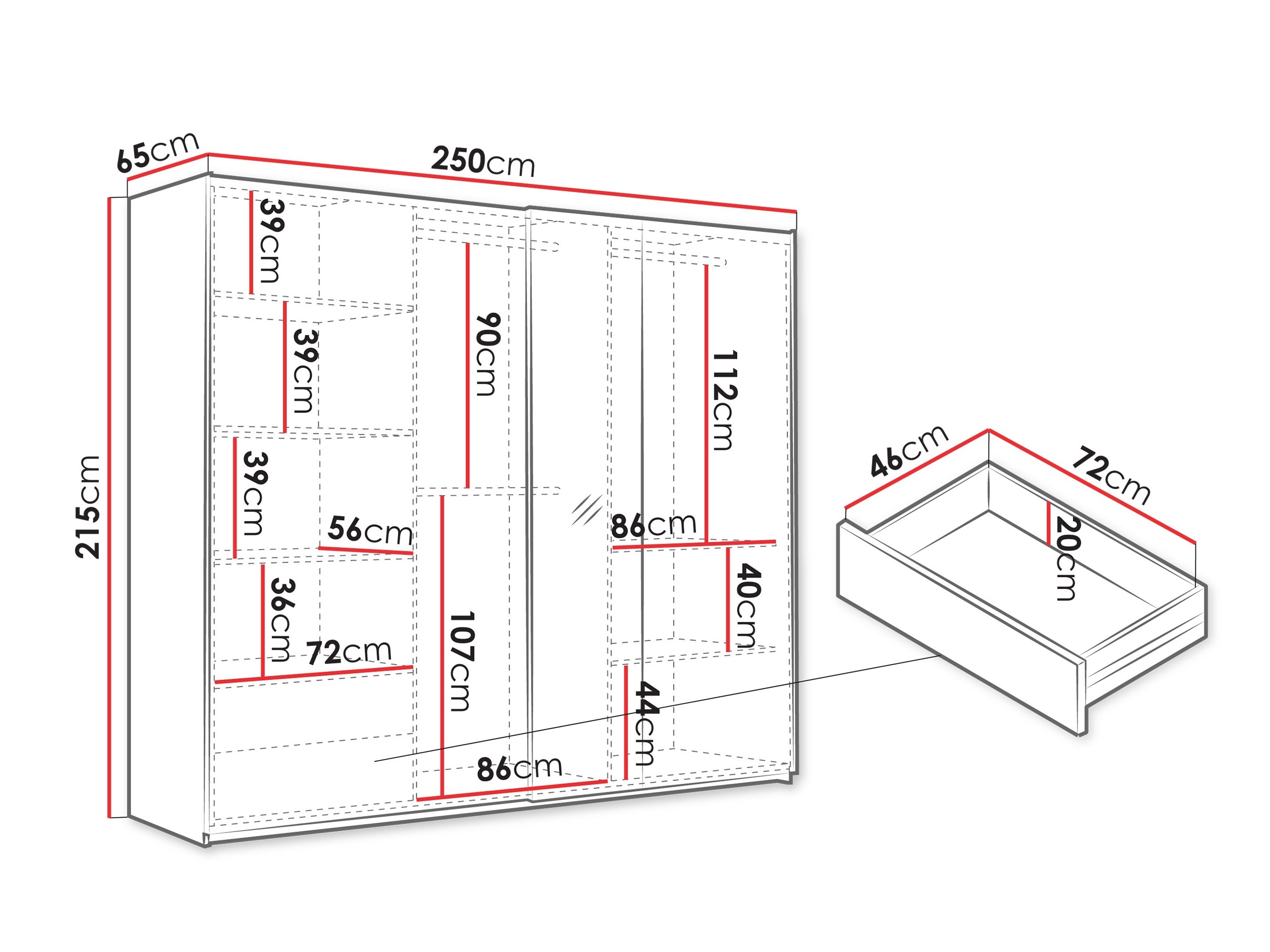 Garderobeskab Honolulu 268