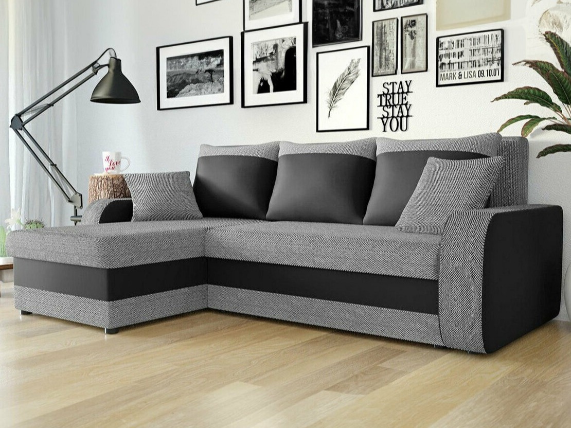 Hjørnesofa Comfivo 135 (Florida 01 + Rain 14)