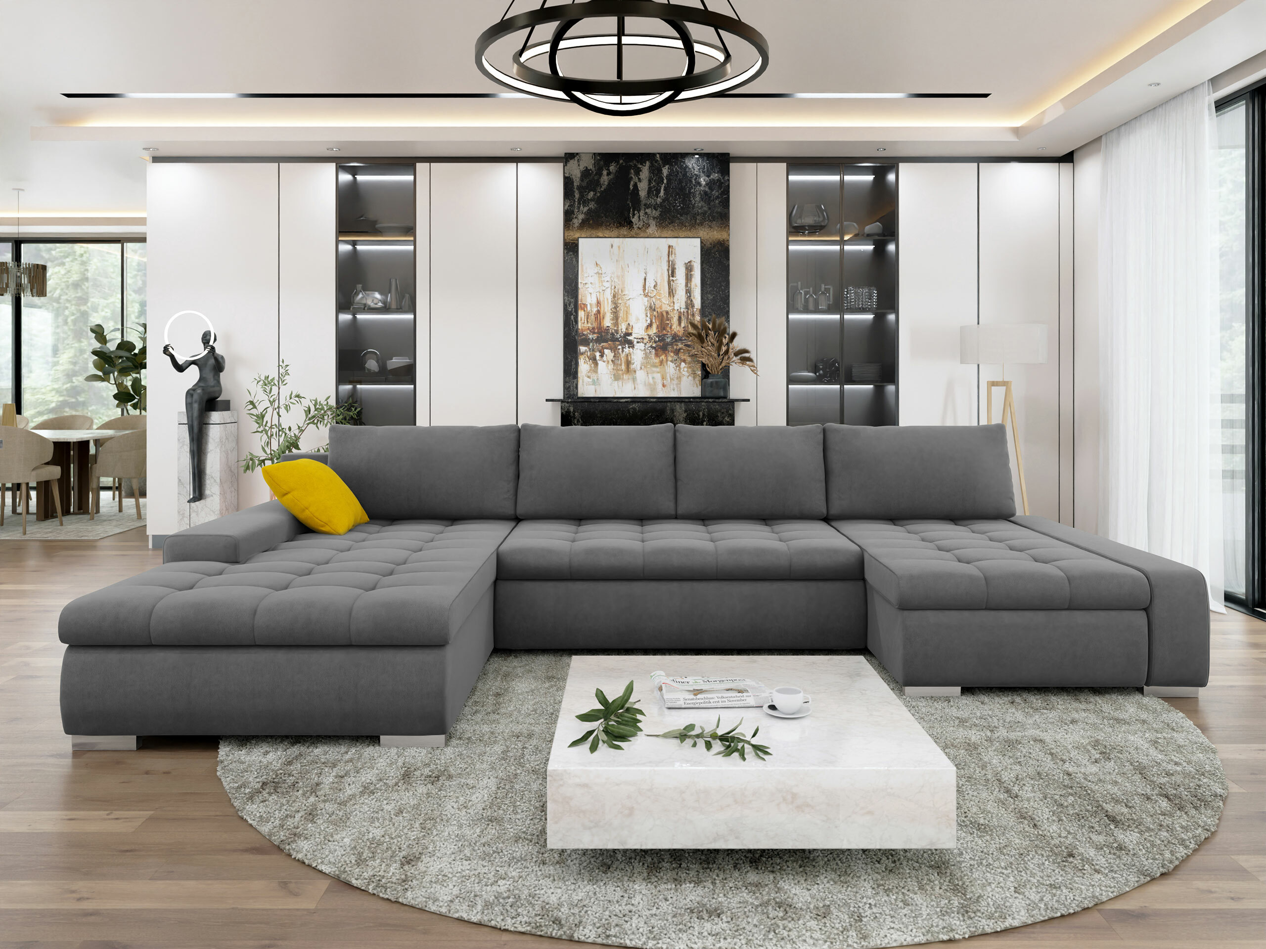 Hjørnesofa Comfivo 106 (Uttario Velvet 2971 + Uttario Velvet 2959)