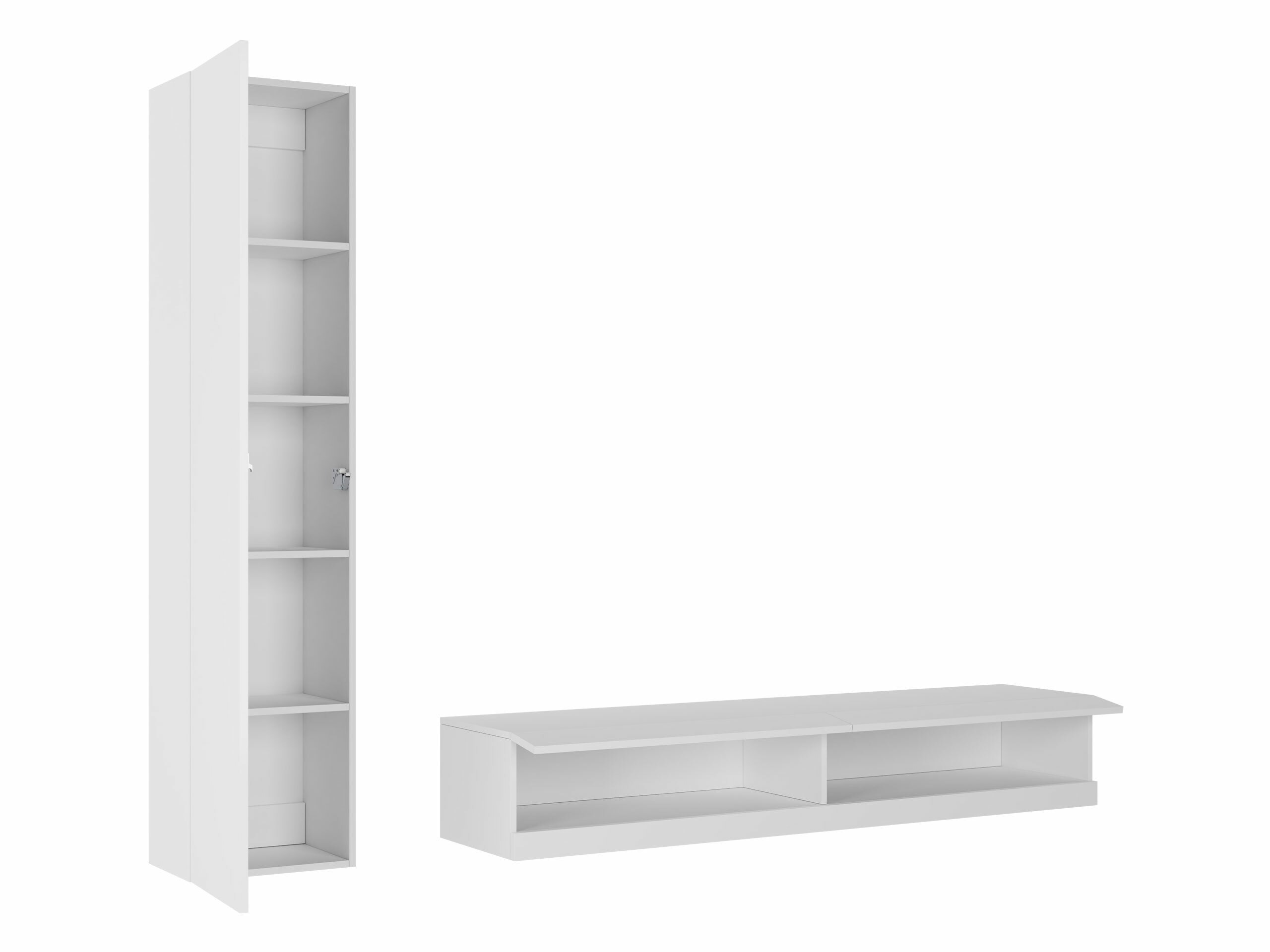 Stuemøbelsæt Vilrin VI (Sort + Blank sort)