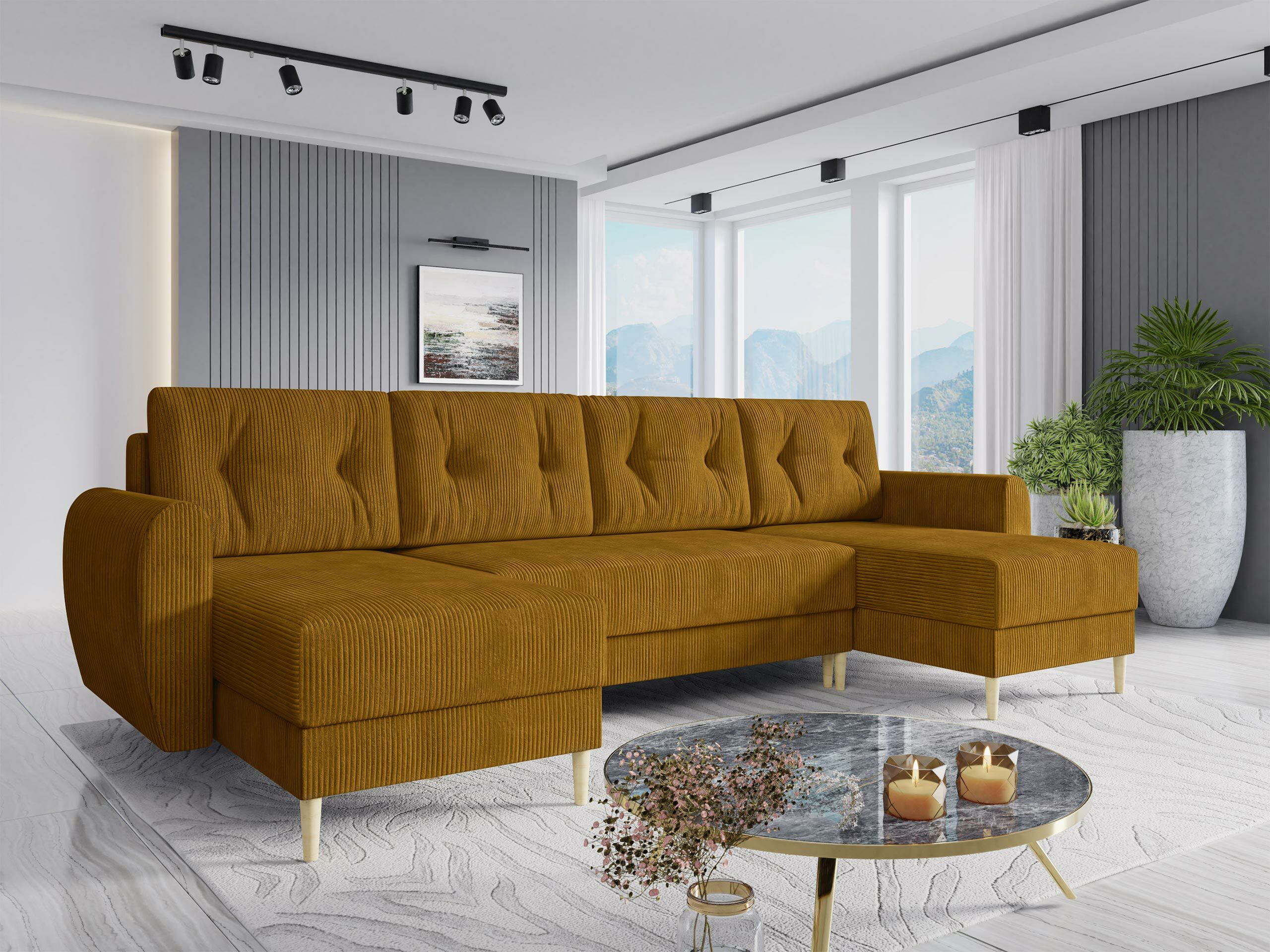 Hjørnesofa Memphis 140 (Poso 01)