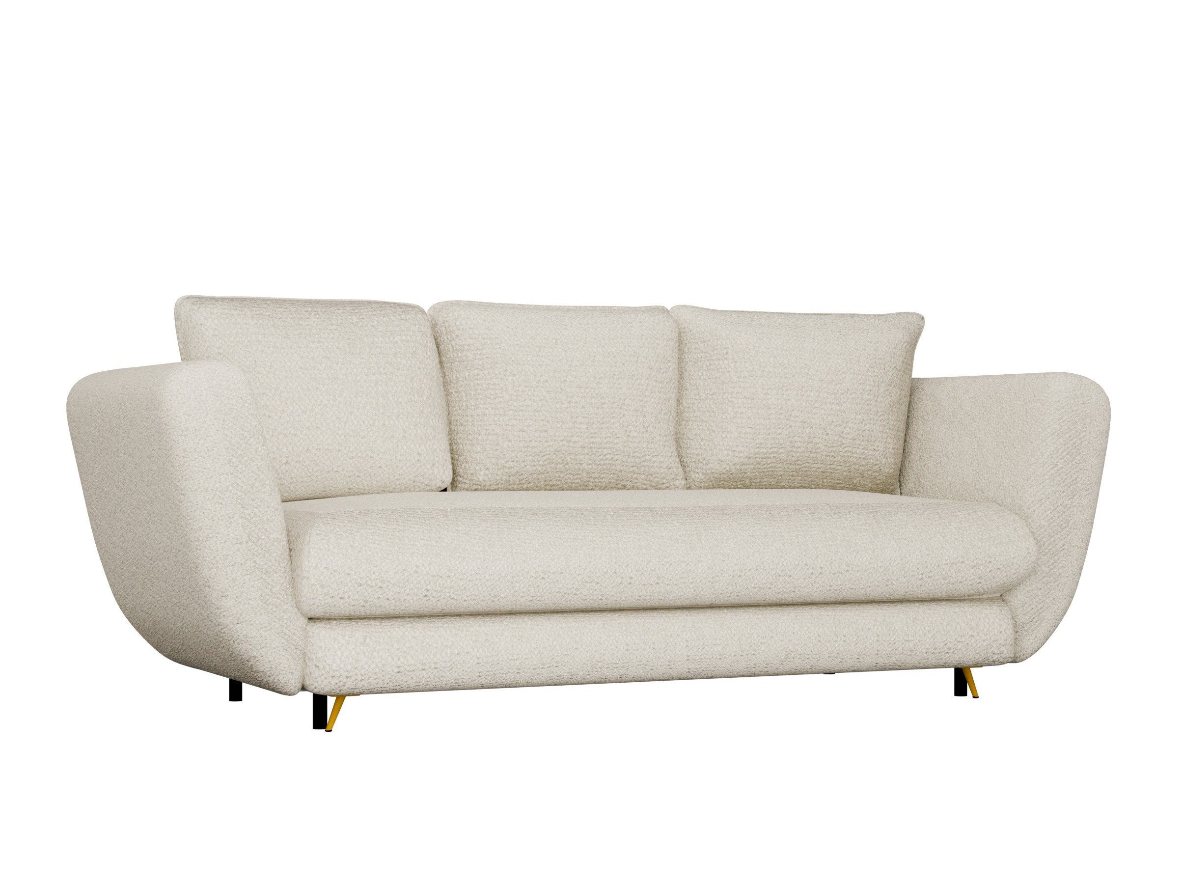 Sovesofa Mandeville 354 (Gylden + Sort)