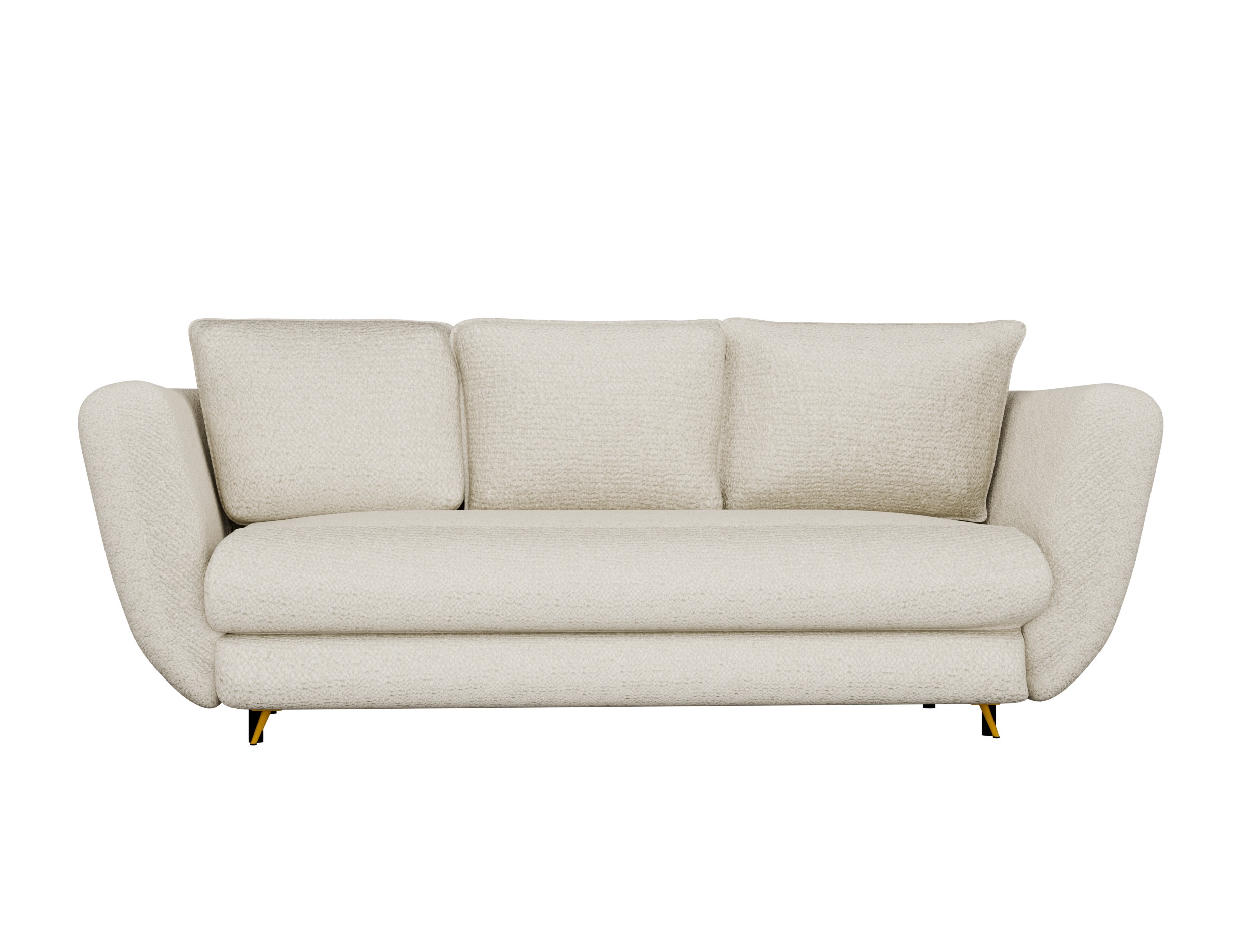 Sovesofa Mandeville 354 (Gylden + Sort)