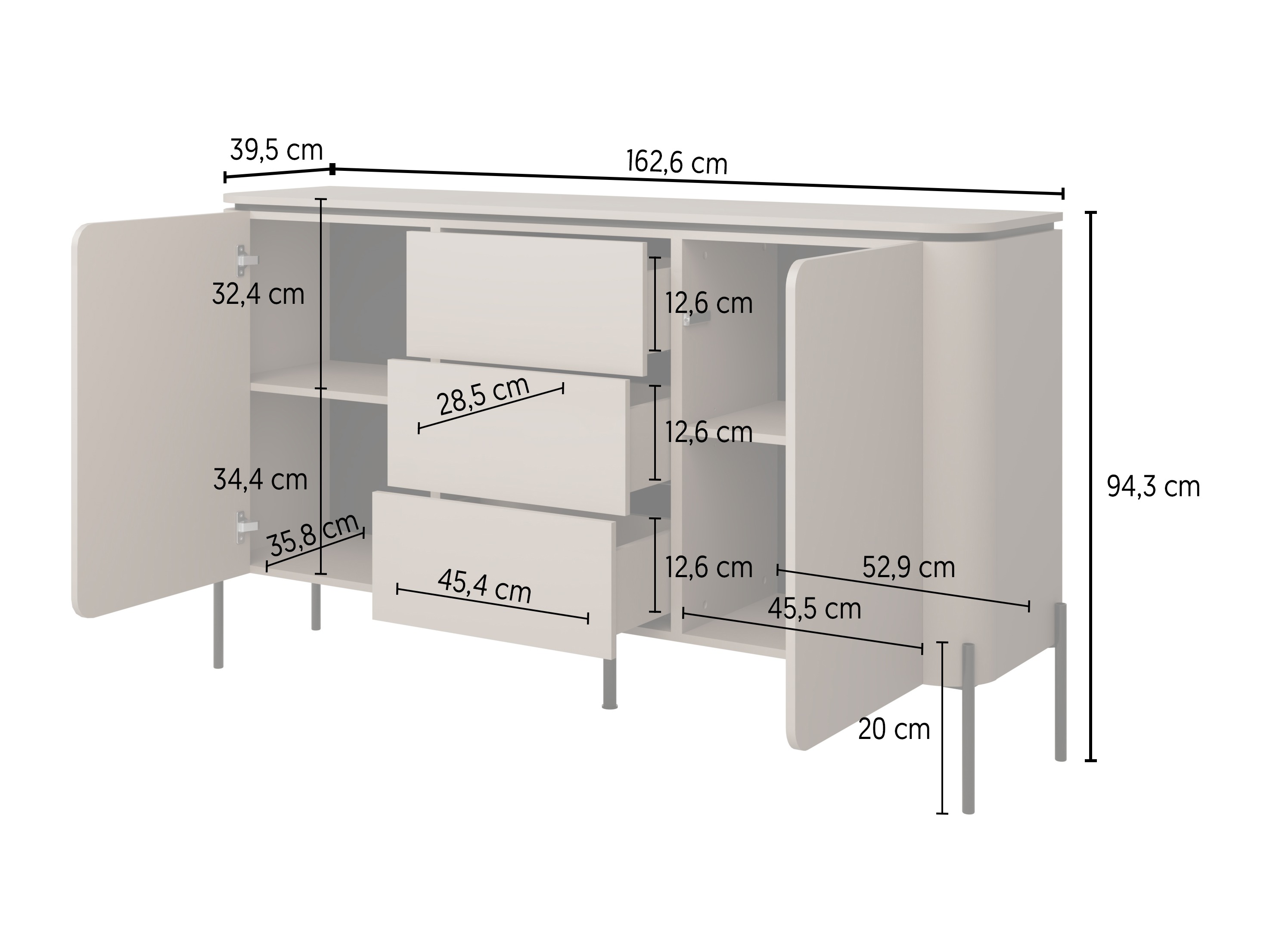 Stuemøbelsæt Mirbeno 109