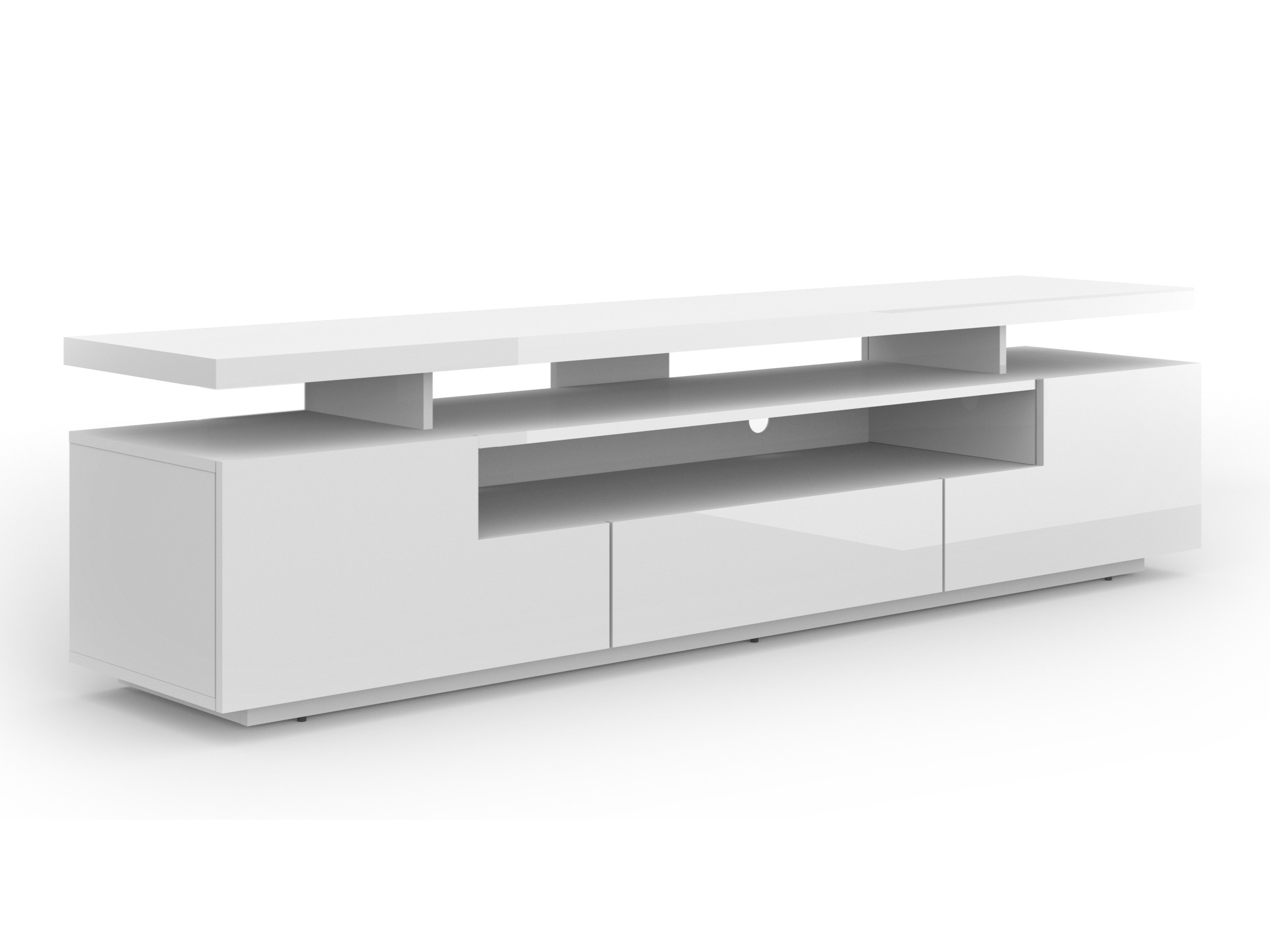 TV-bord Buffalo 175 (Glansfuld hvid)