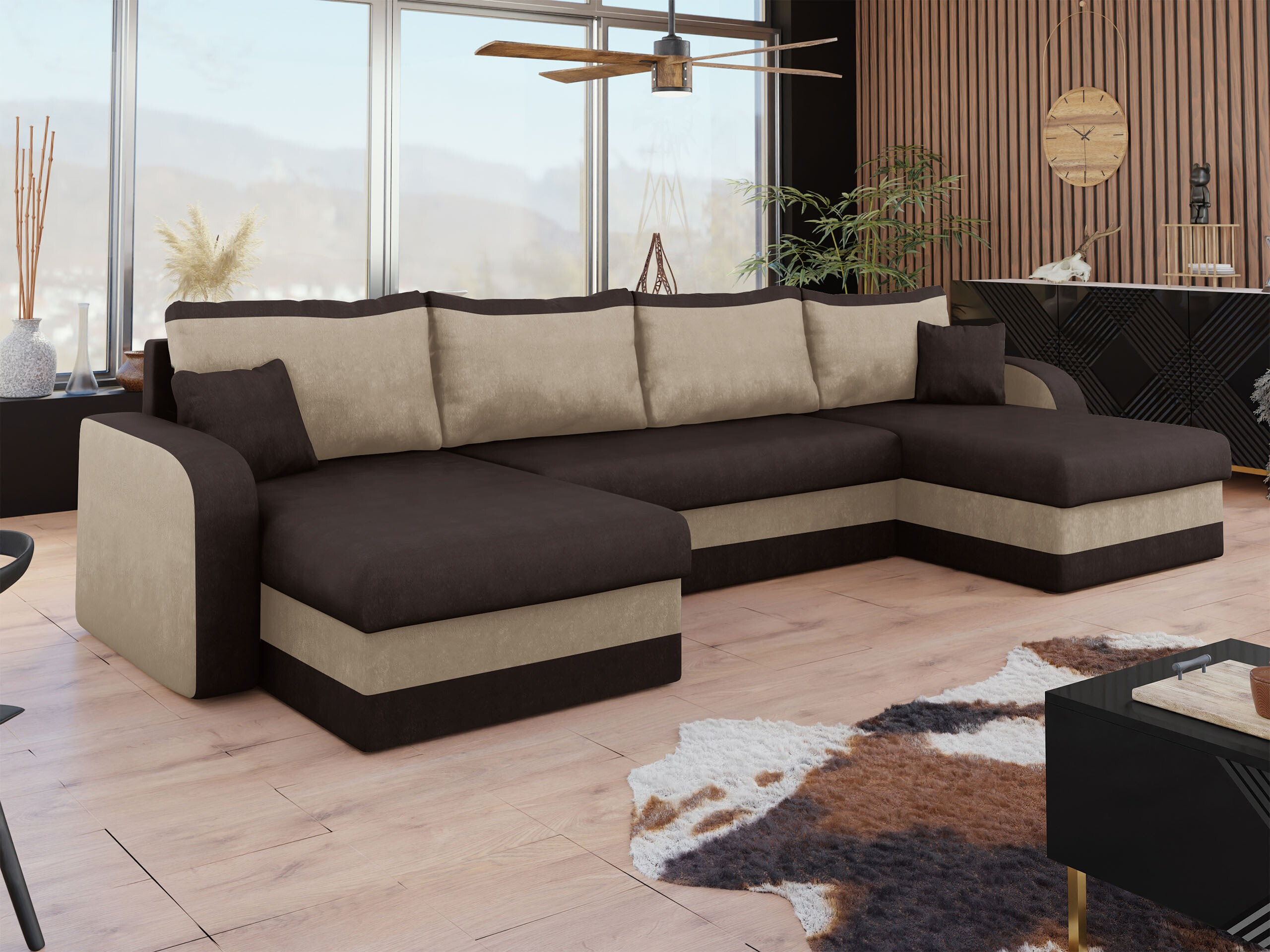 Hjørnesofa Comfivo 500 (Alova 68 + Alova 07)