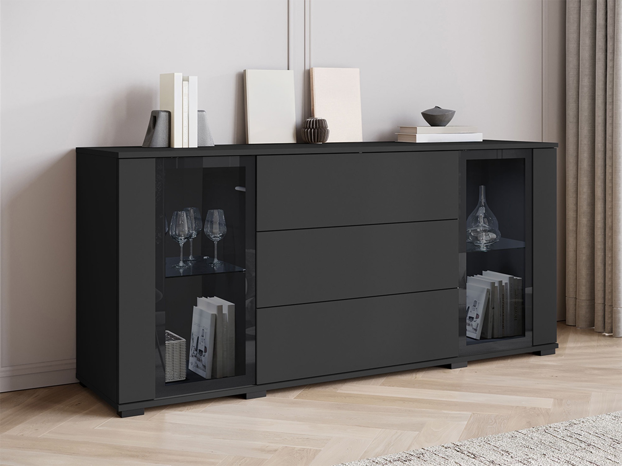 Kommode Torcame 101 (Sort)