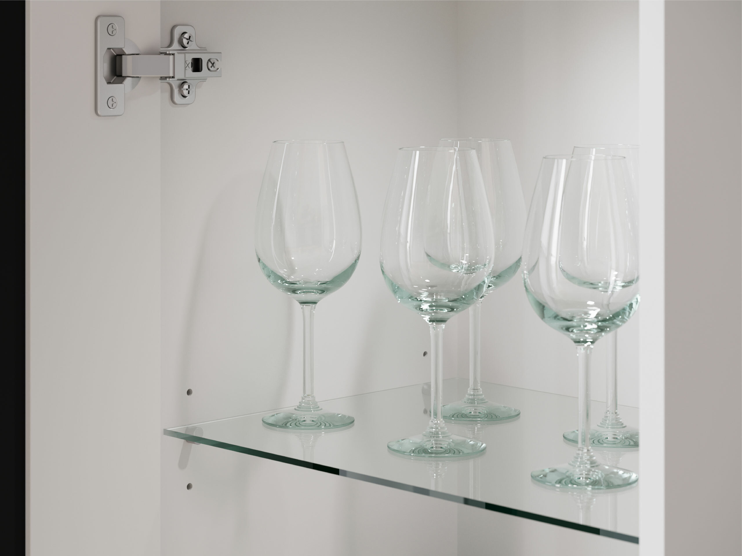 Stuemøbelsæt Torcame 103 (Hvid + Glansfuld hvid)