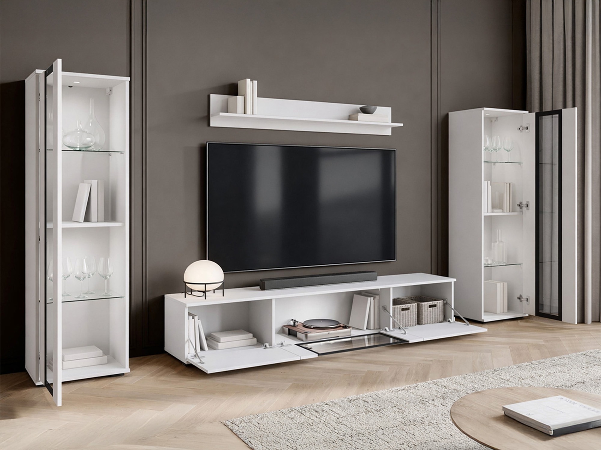 Stuemøbelsæt Torcame 103 (Sort)