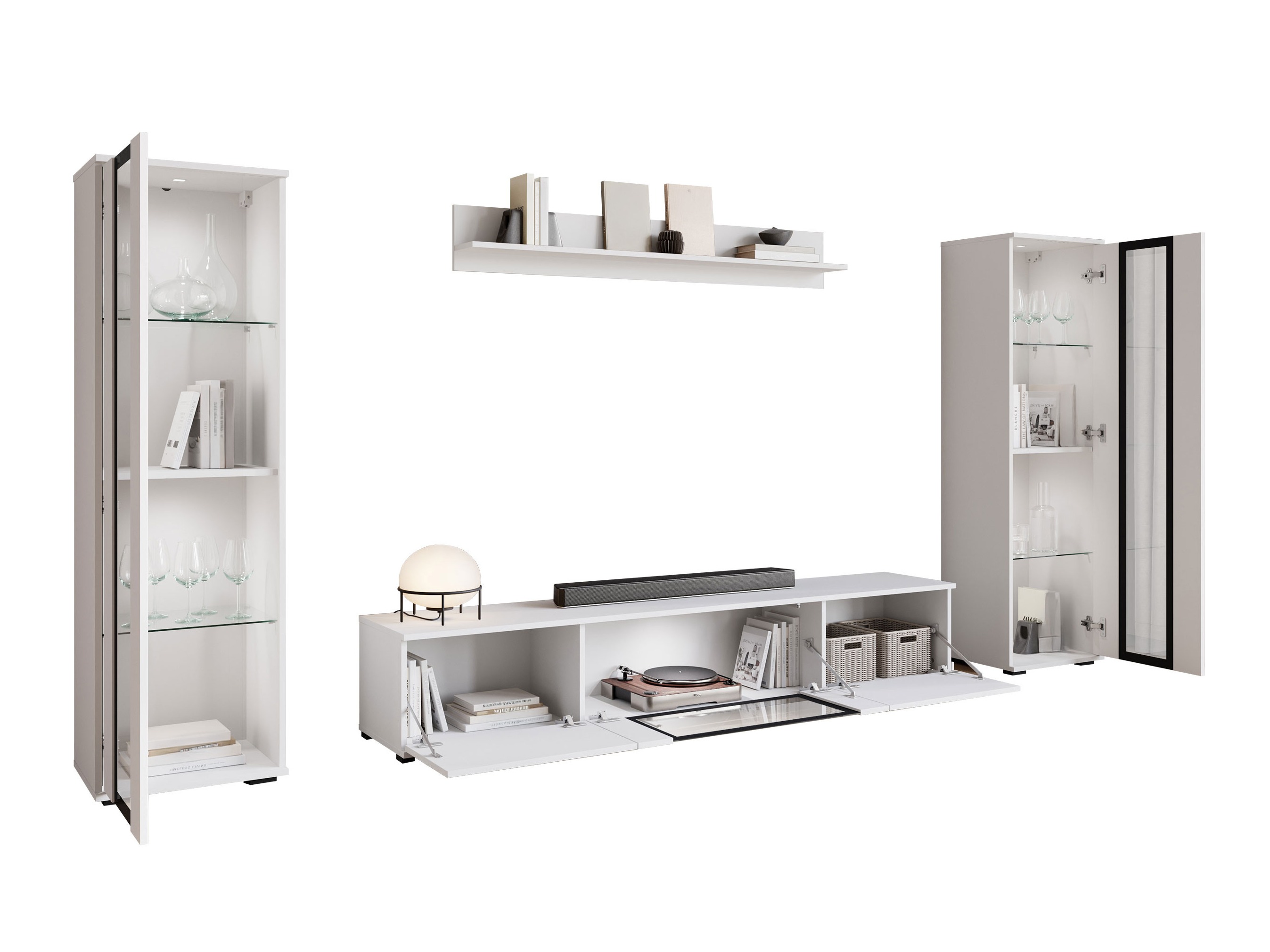 Stuemøbelsæt Torcame 103 (Sort)