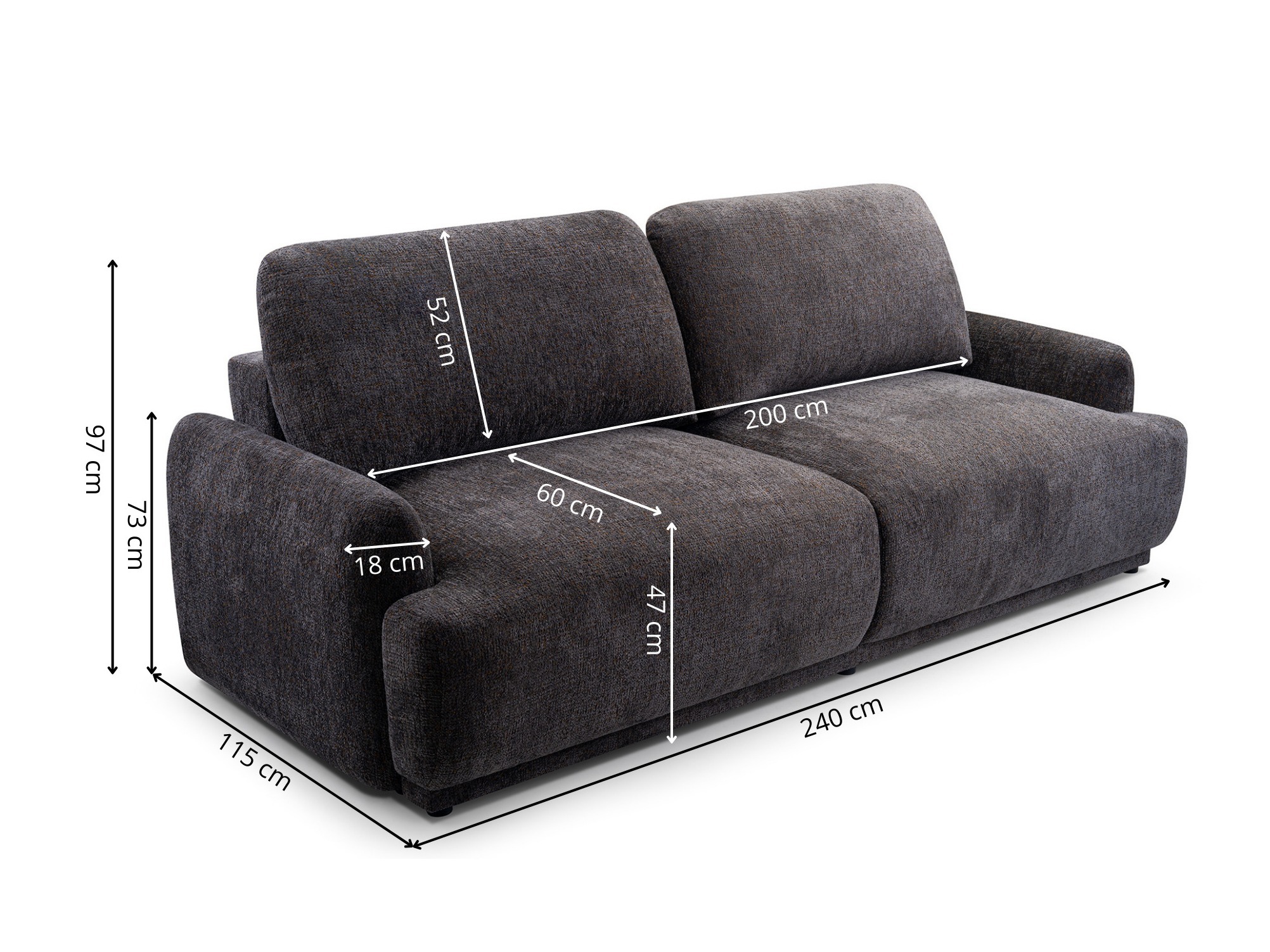 Sovesofa Lufkin 113 (Bello 25)
