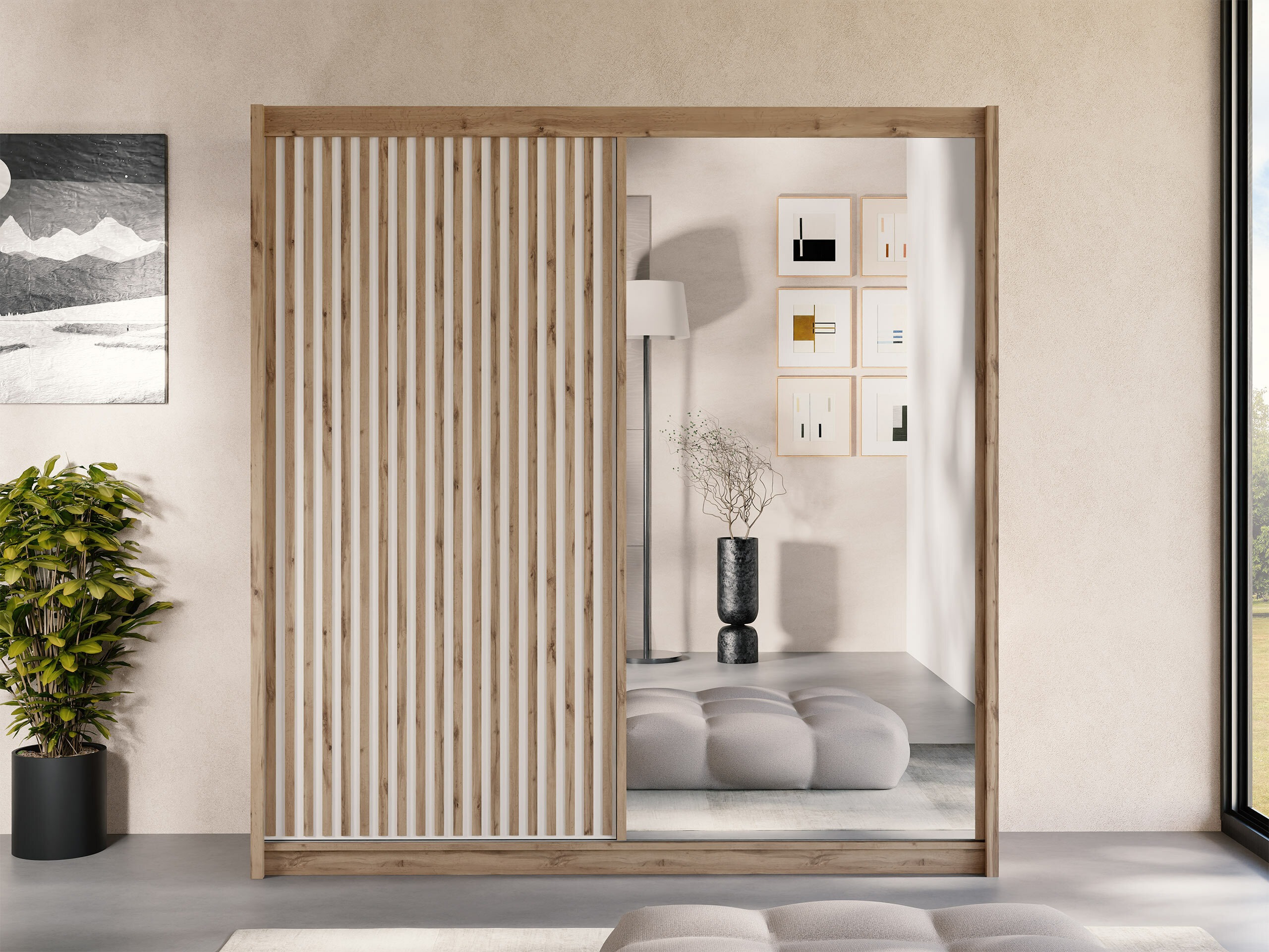 Garderobeskab Honolulu 274 (Kashmir + Wotan eg)