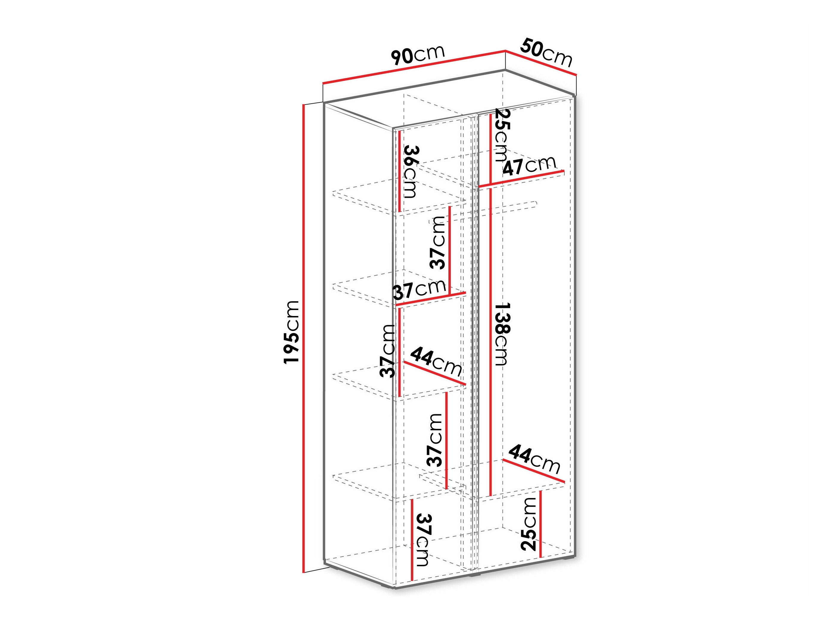 Garderobeskab Fiosono 102 (Støvet grøn + Egetræ)