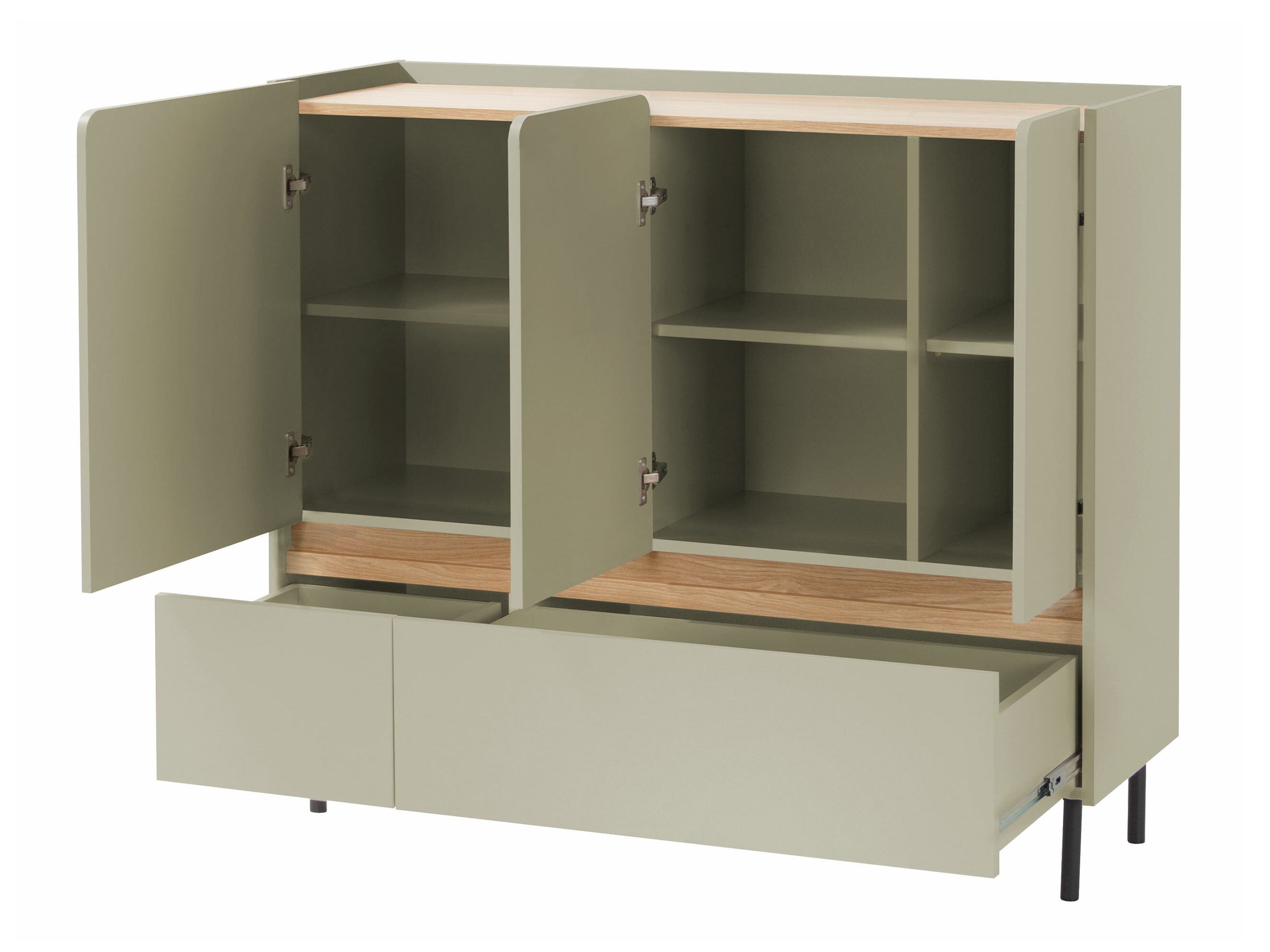 Kommode Fiosono 106 (Eukalyptus + Egetræ)