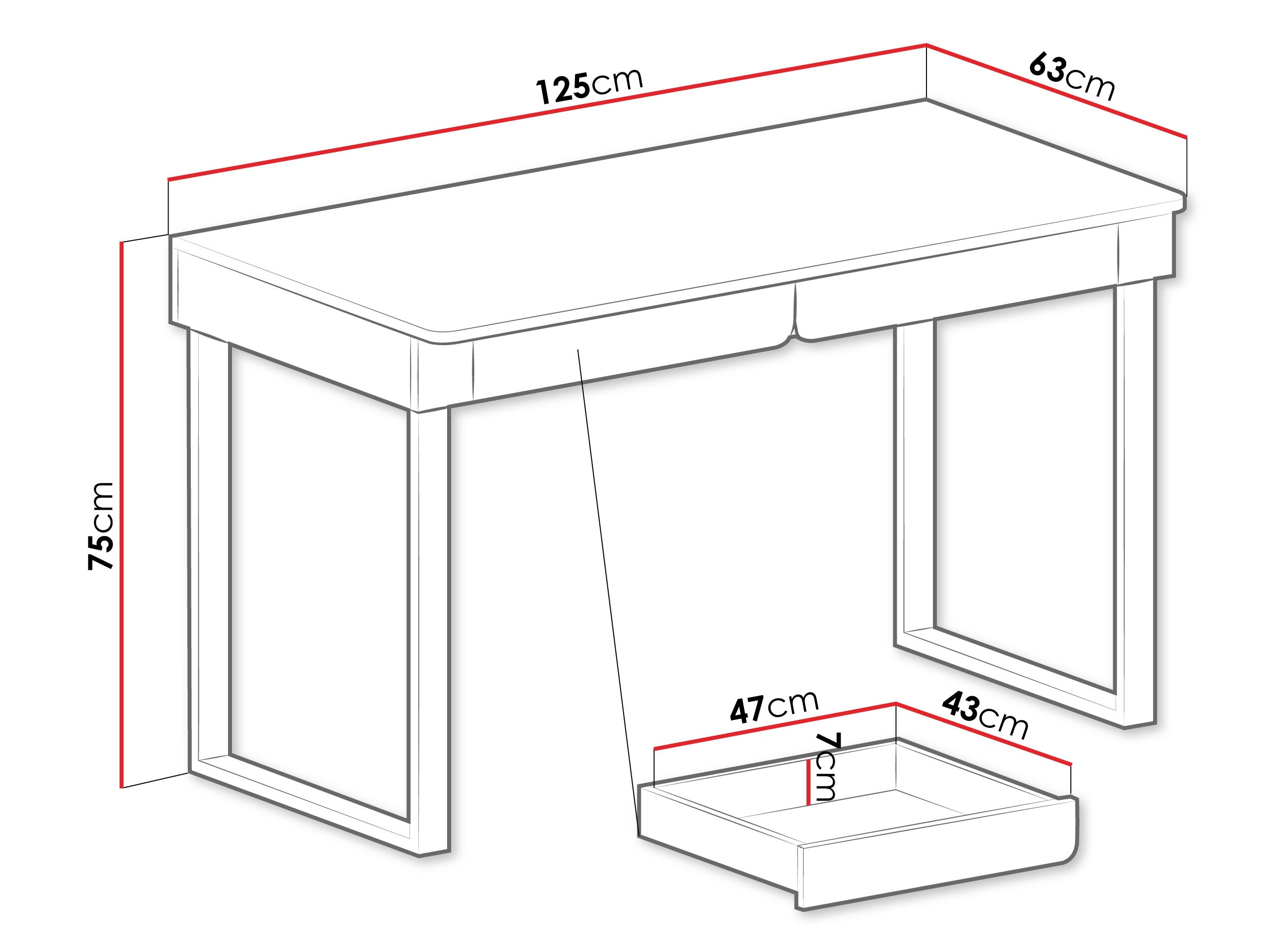 Skrivebord Fiosono 109 (Støvet grøn + Egetræ)