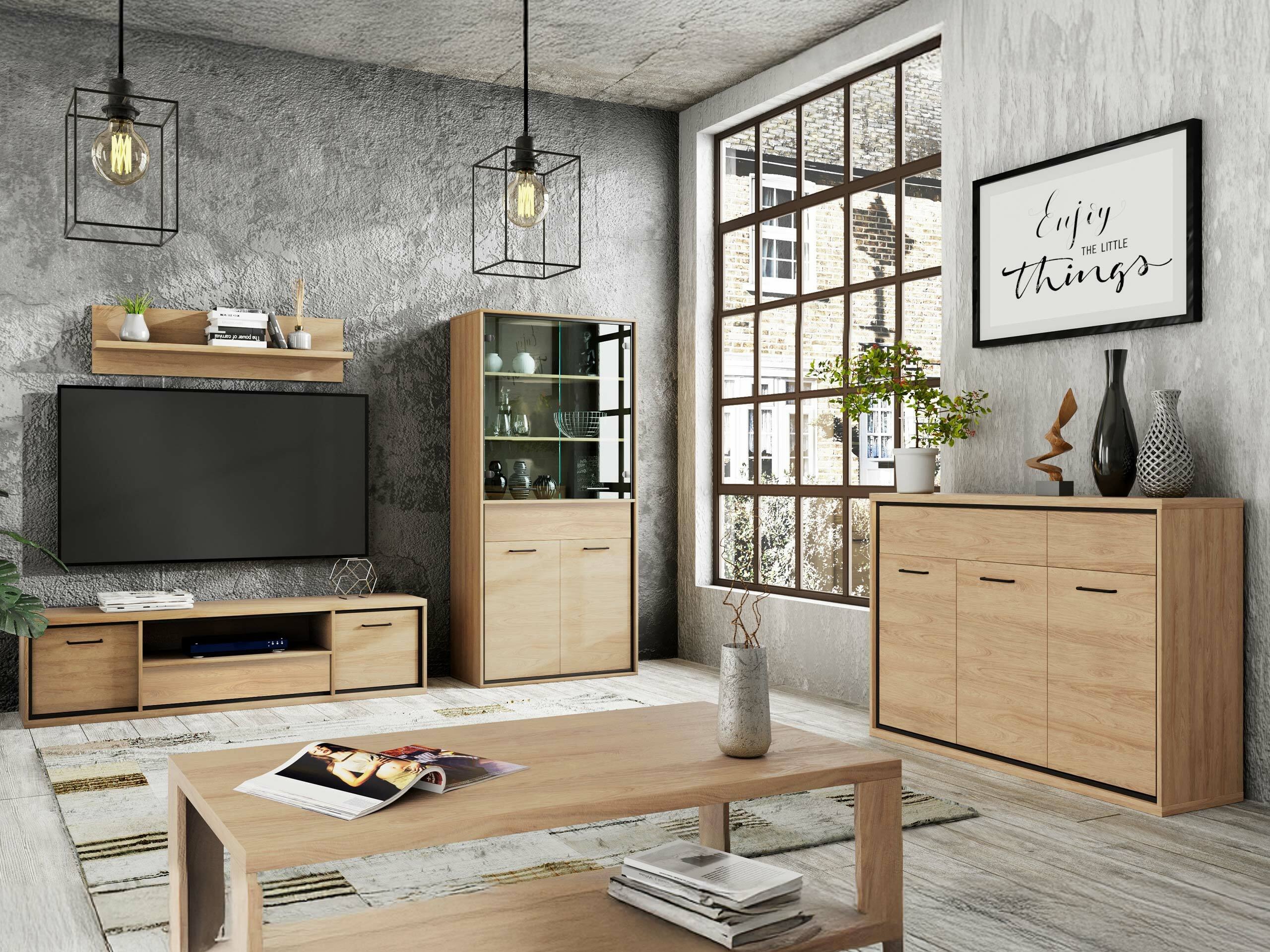 Reol Etrmoni 102 (Lyst træ)