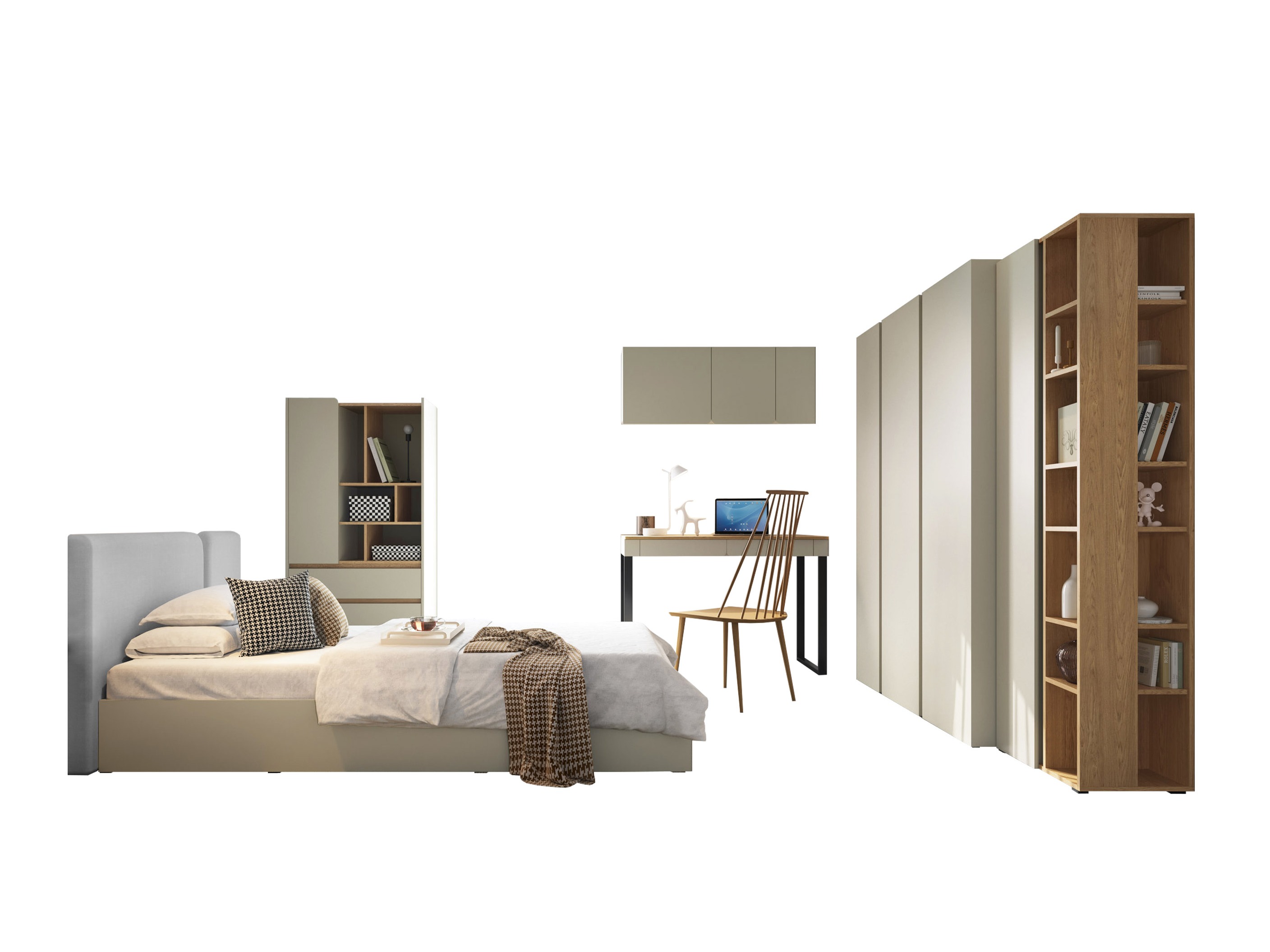 Møbelsæt Fiosono 114 (Eukalyptus + Egetræ)