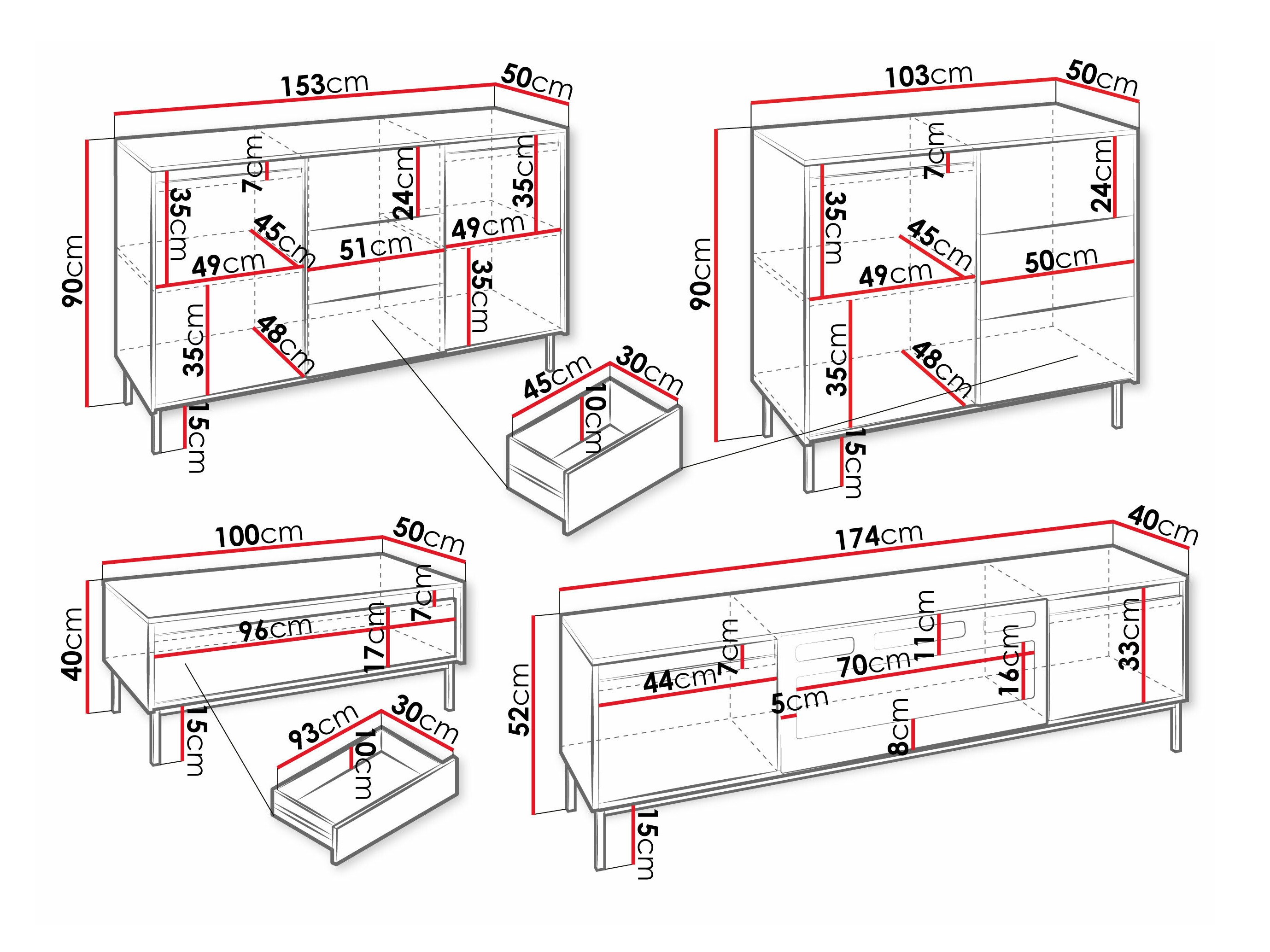 Stuemøbelsæt Comfivo Delruva 109 (Hvid)