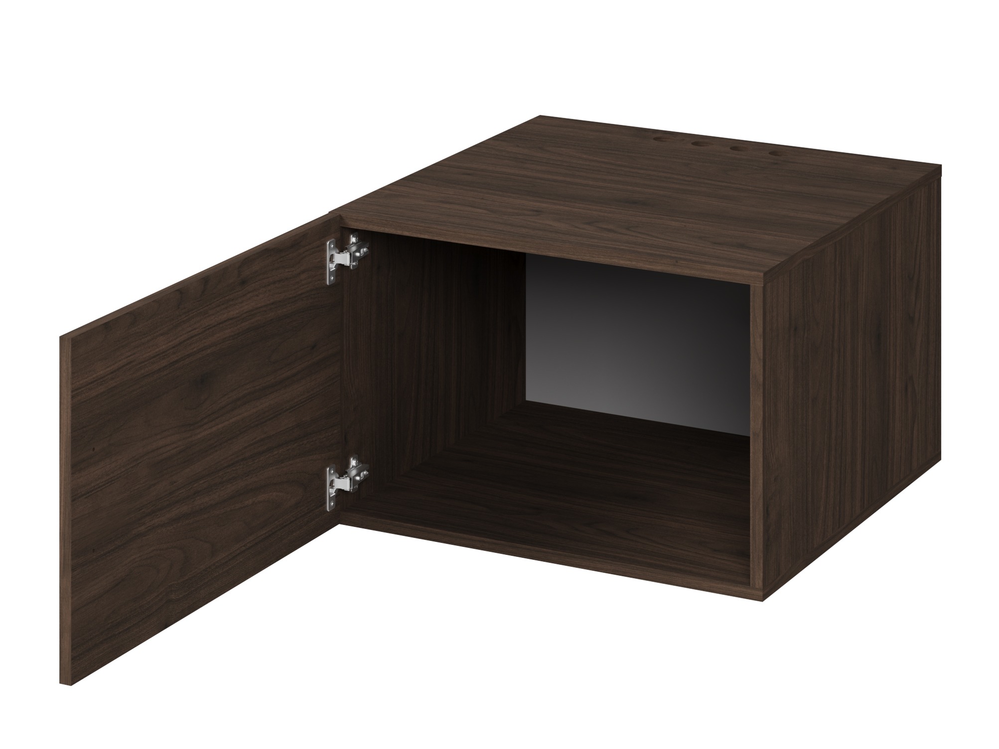 Vægmonteret badeværelsesskab Novdele 104 (Valnød)