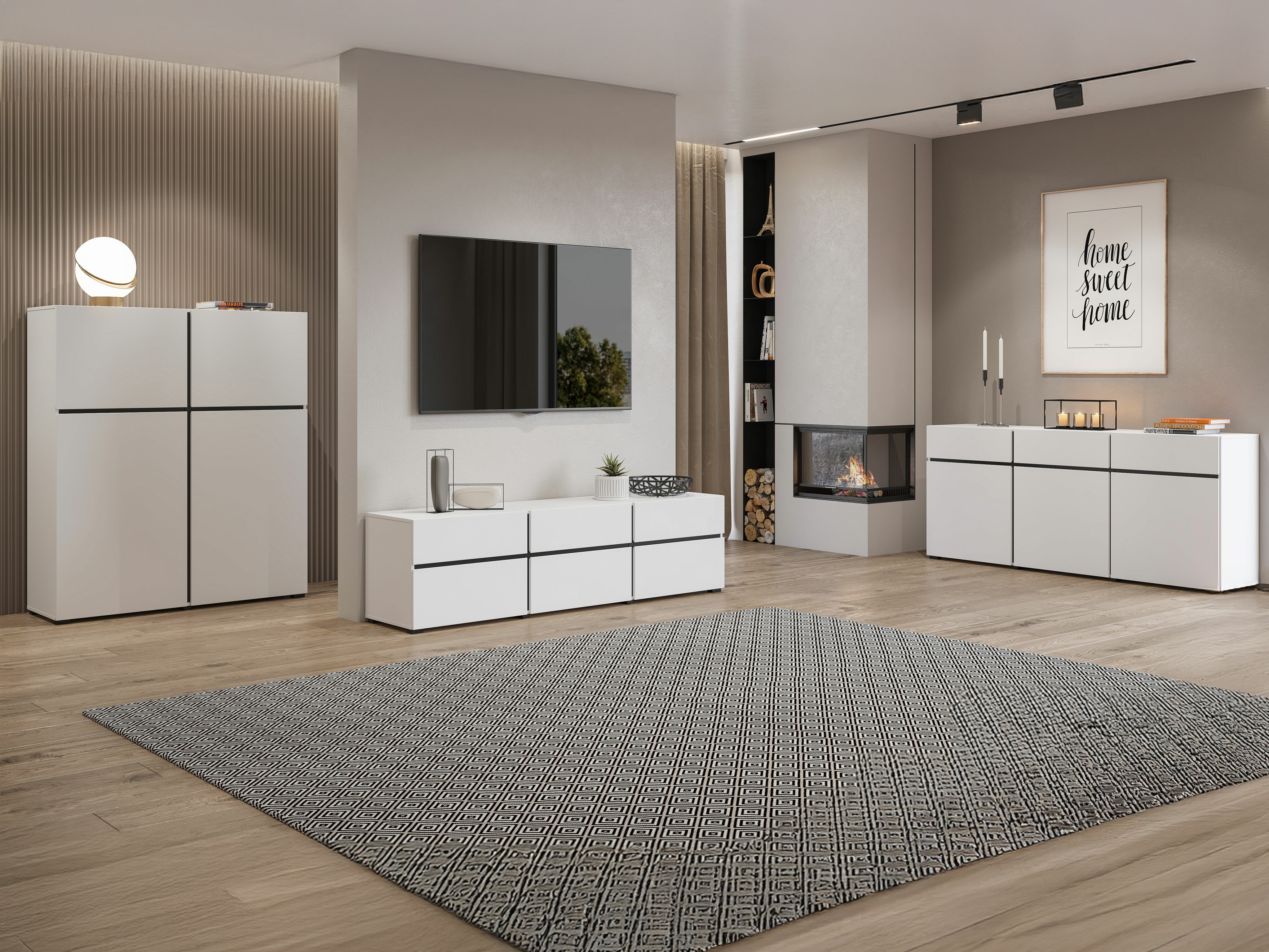 Kommode Alfere 103 (Hvid)