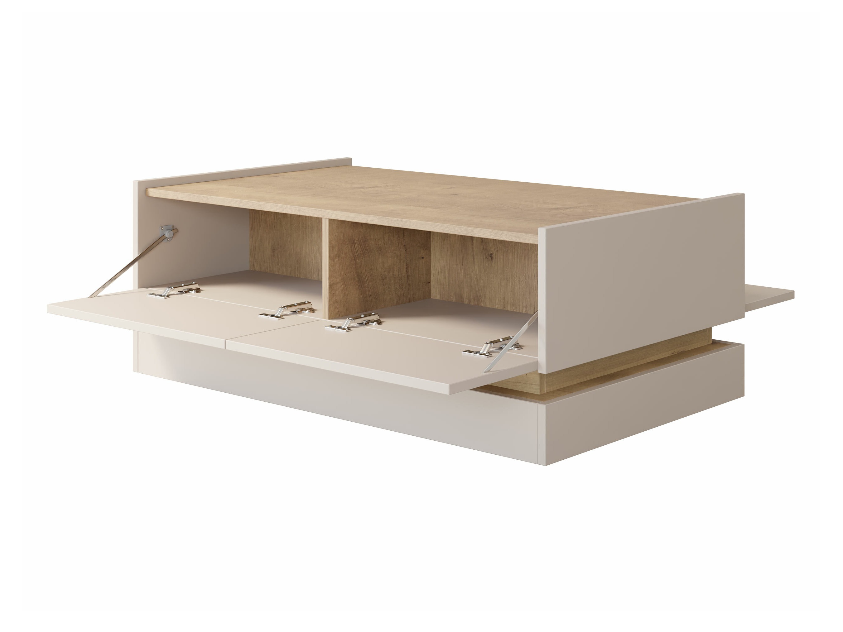 Sofabord Comfivo Tilia (Sort + Egetræ)