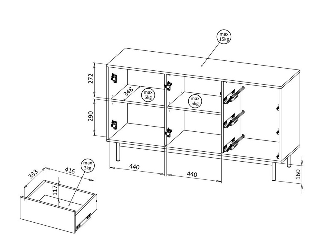 Stuemøbelsæt Avimera 106 (Ja)