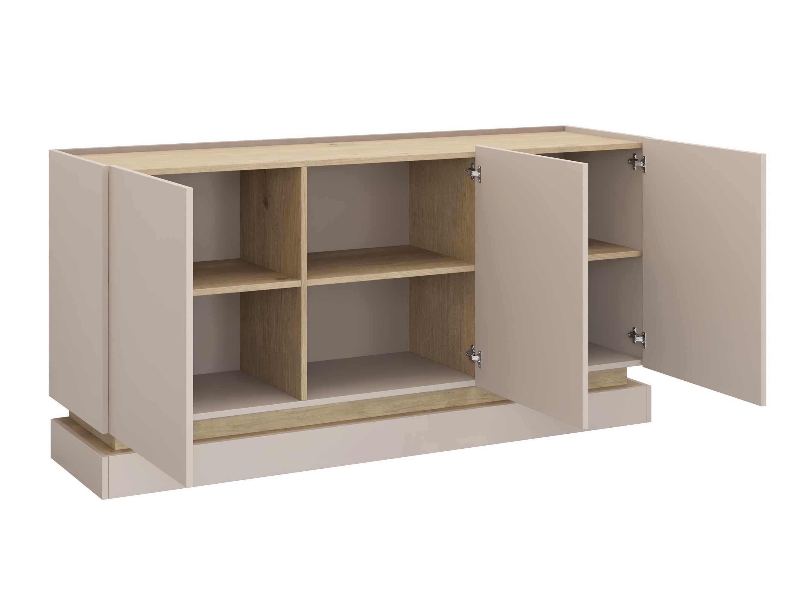 Stuemøbelsæt Comfivo Tilia (Sort + Egetræ)