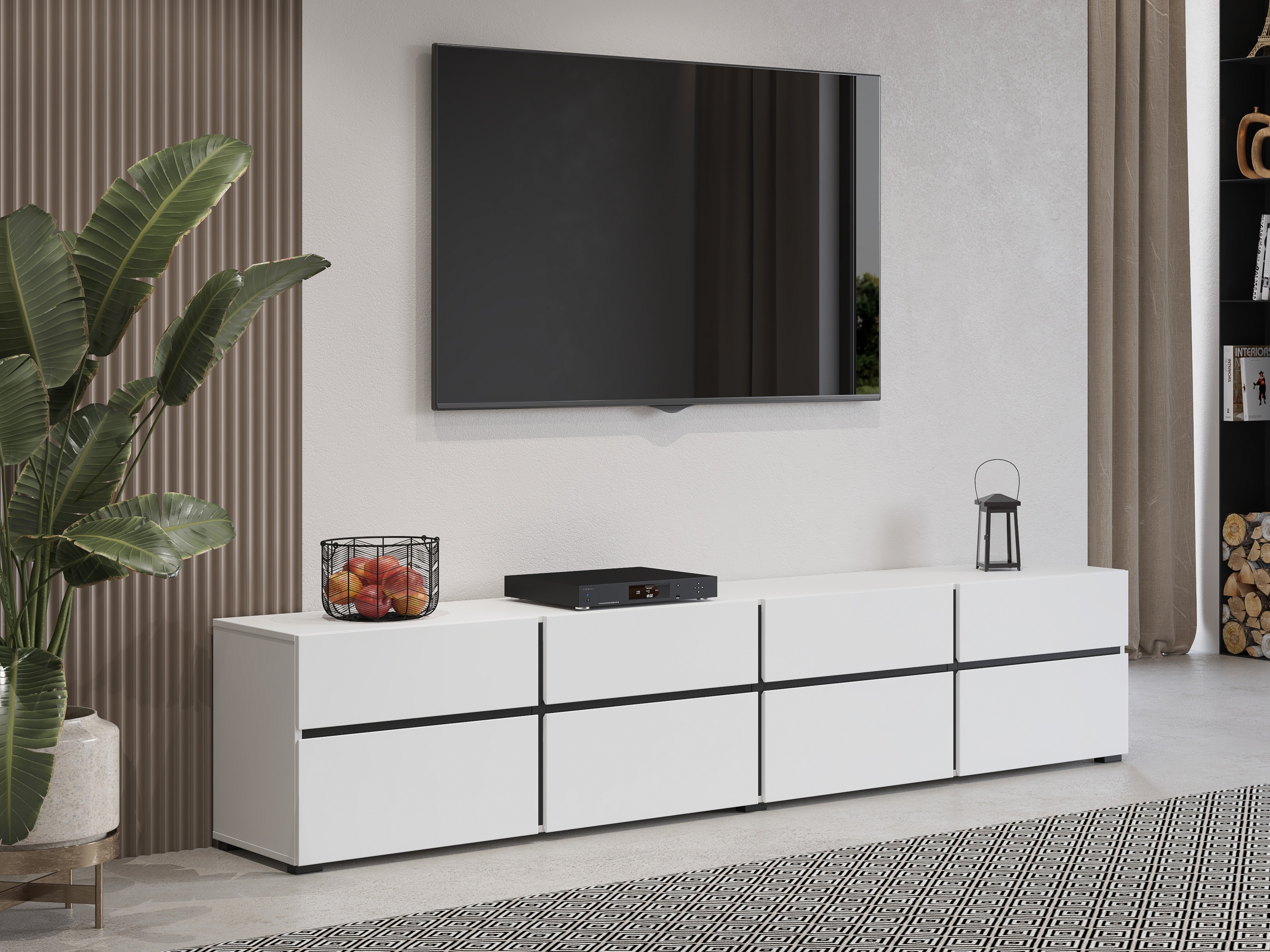TV-bord Alfere 101 (Hvid)